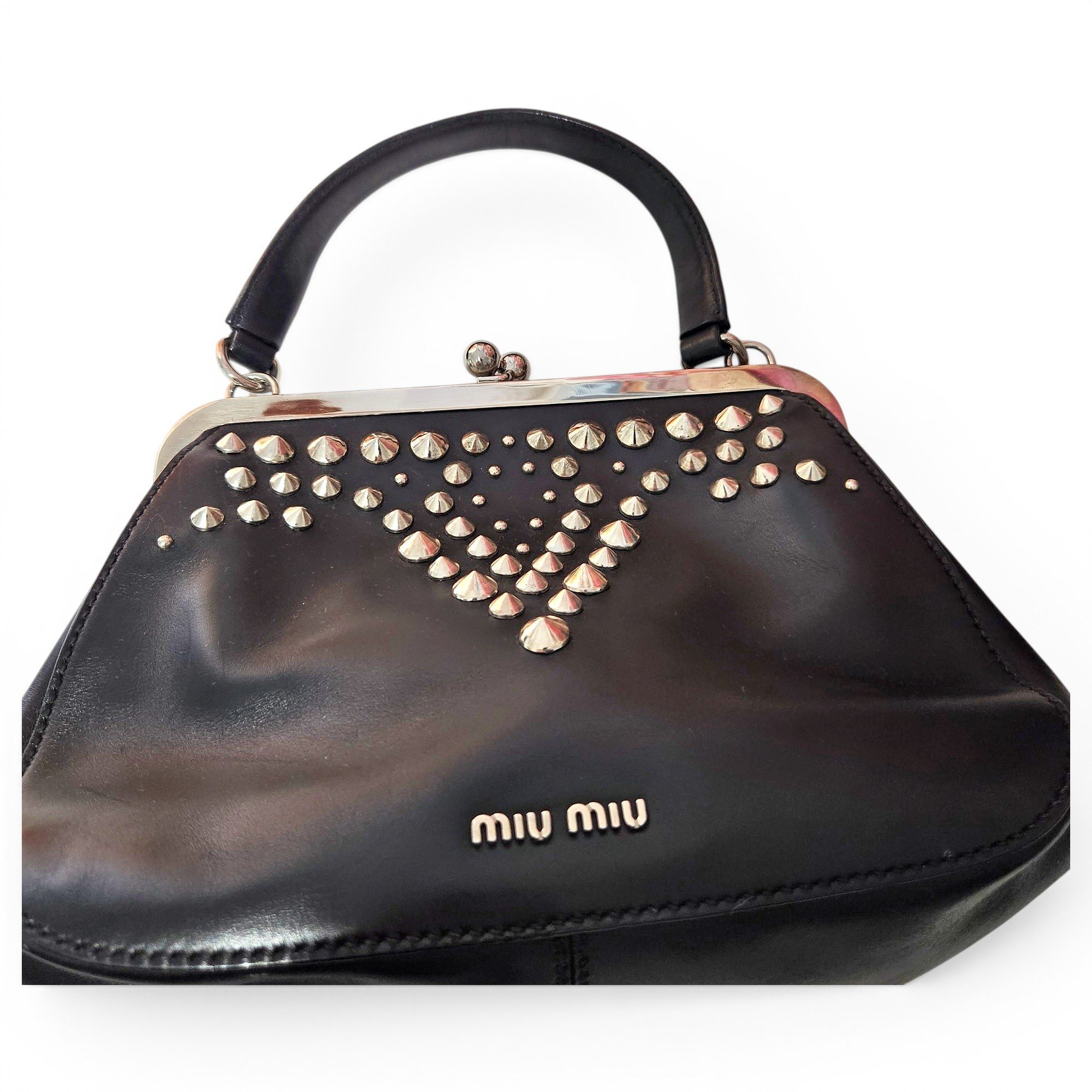 Miu Miu Cleo leather handbag