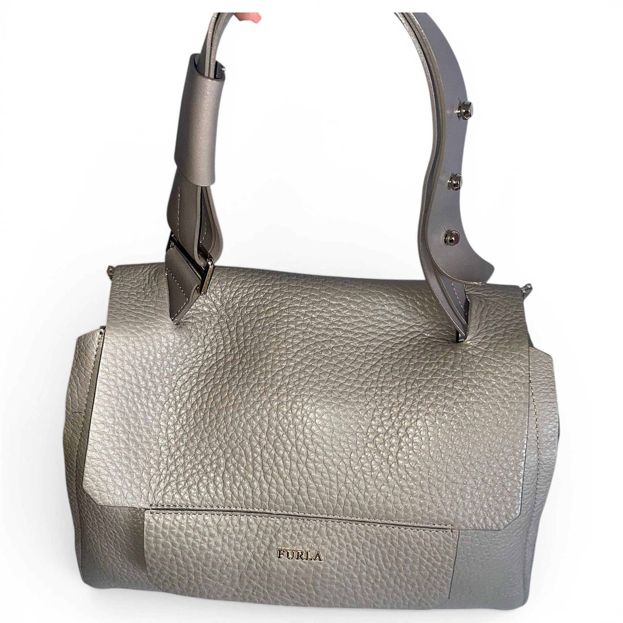 Leather handbag