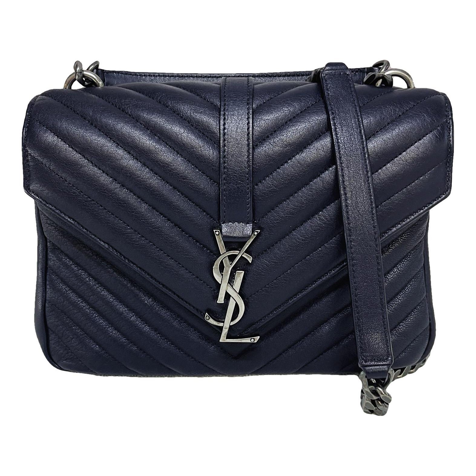 Collége monogramme leather handbag