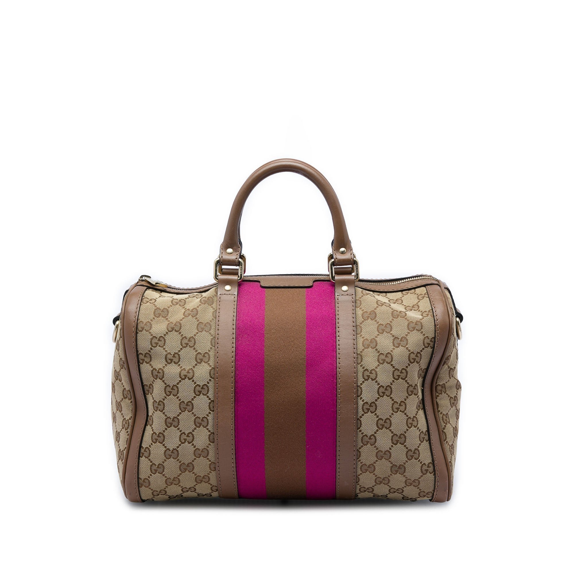 Boston leather handbag
