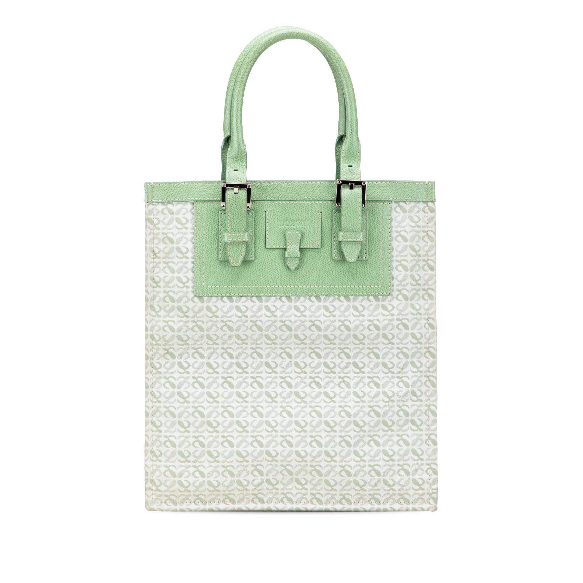 Anagram leather tote