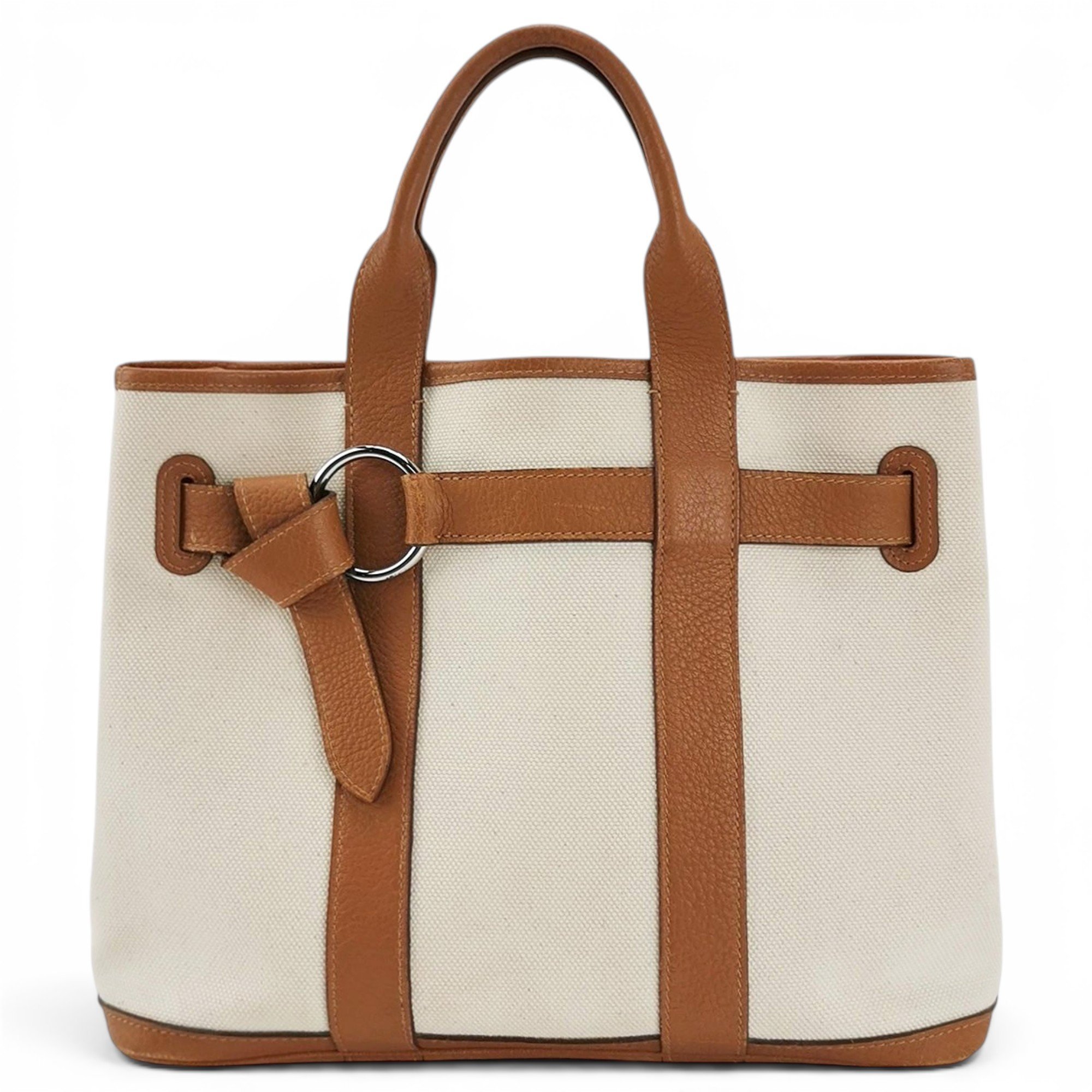 Petite Ceinture leather tote