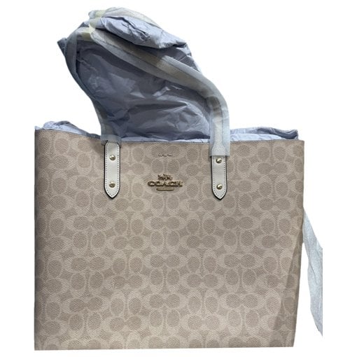 Leather tote