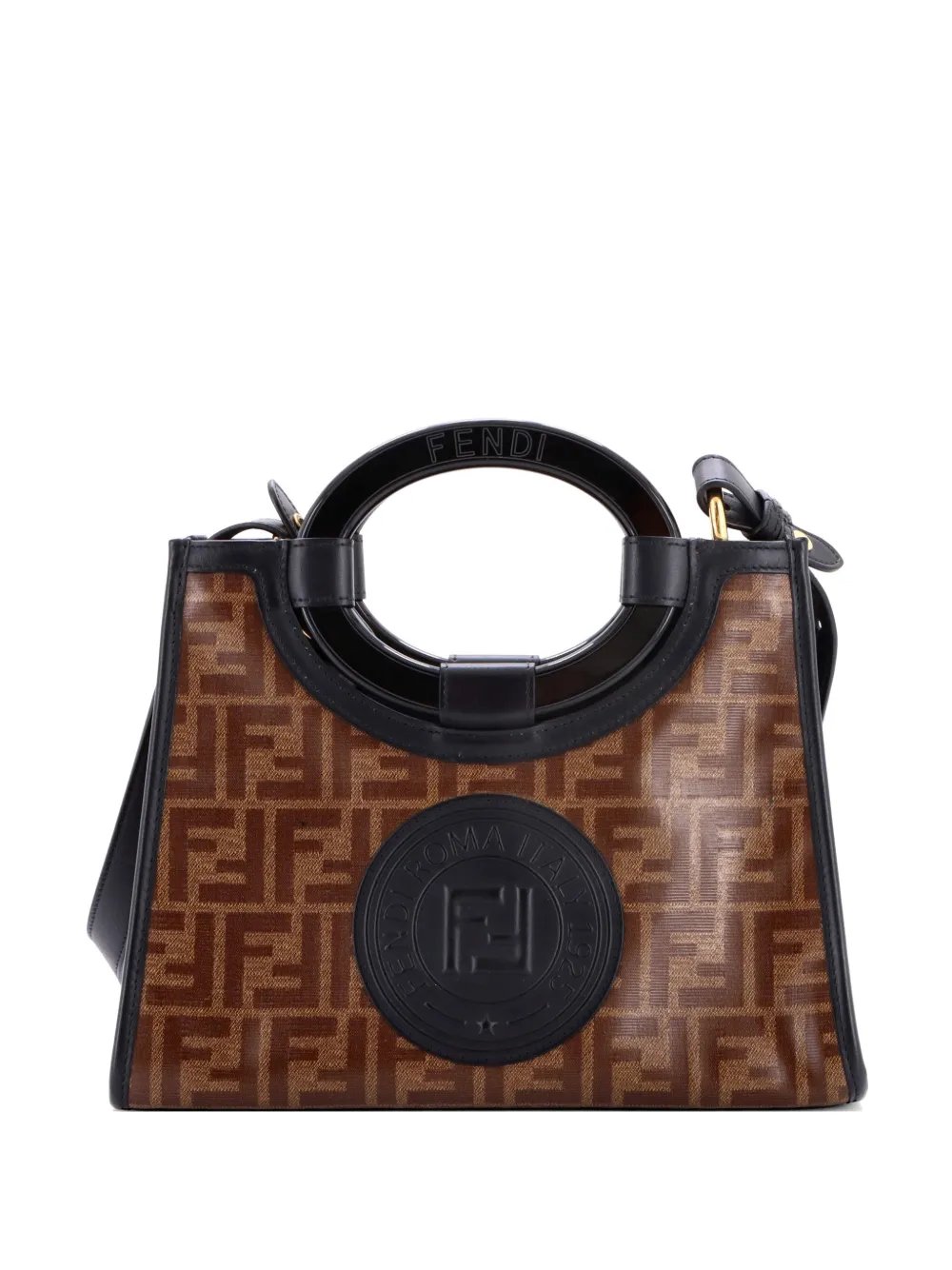 Runaway Shopper Zucca Coated Canvas Small tote bag
