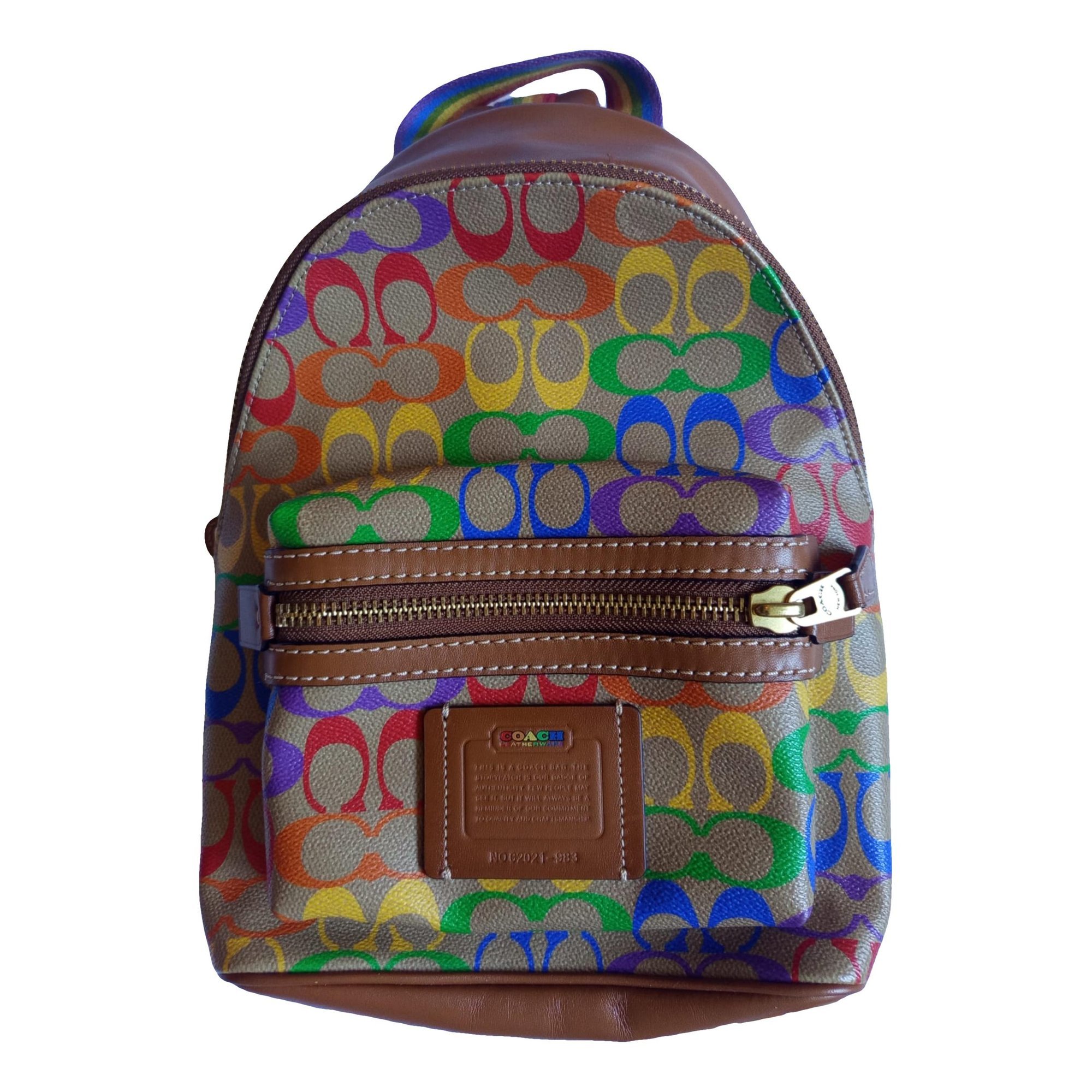 Leather backpack