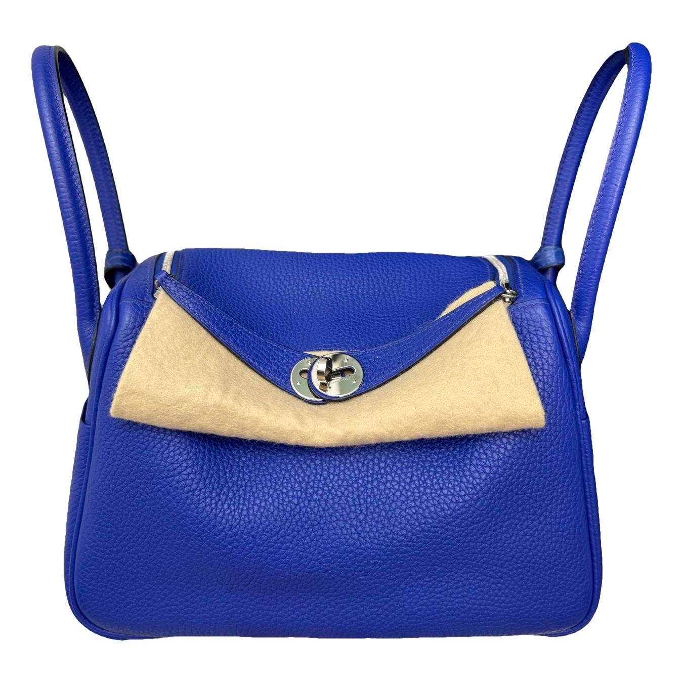 Hermes Lindy leather handbag