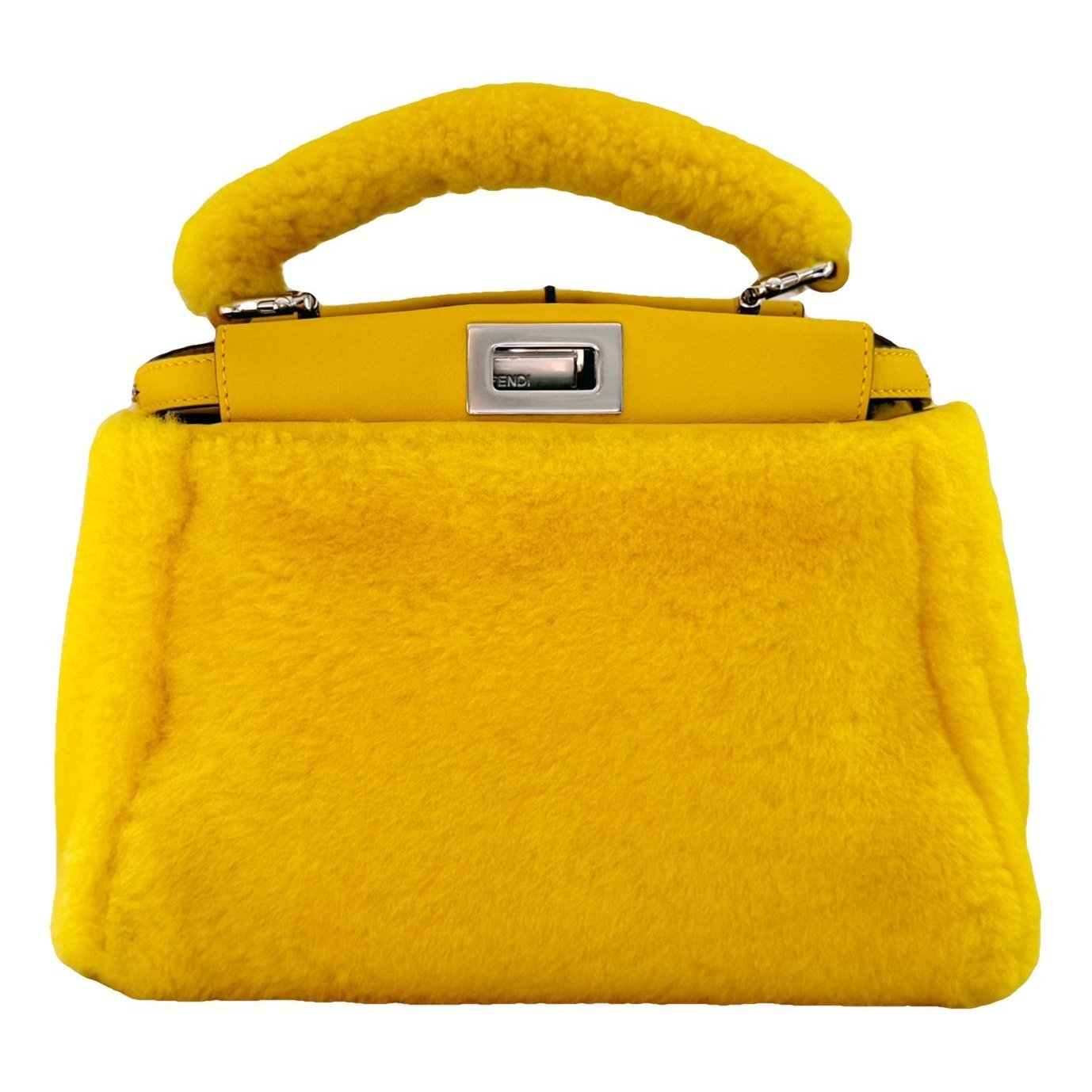 Peekaboo wool handbag