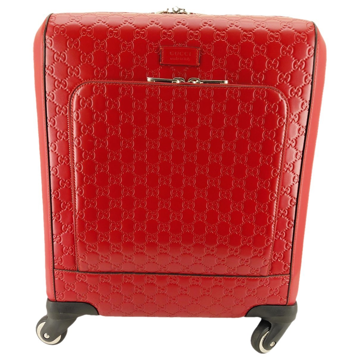 Leather travel bag