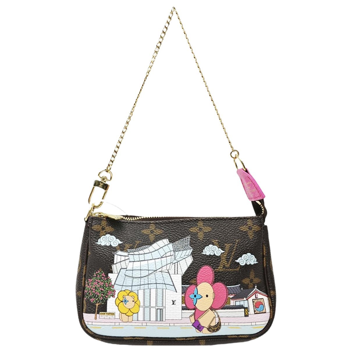 Maxi Multi Pochette Accessoires leather handbag