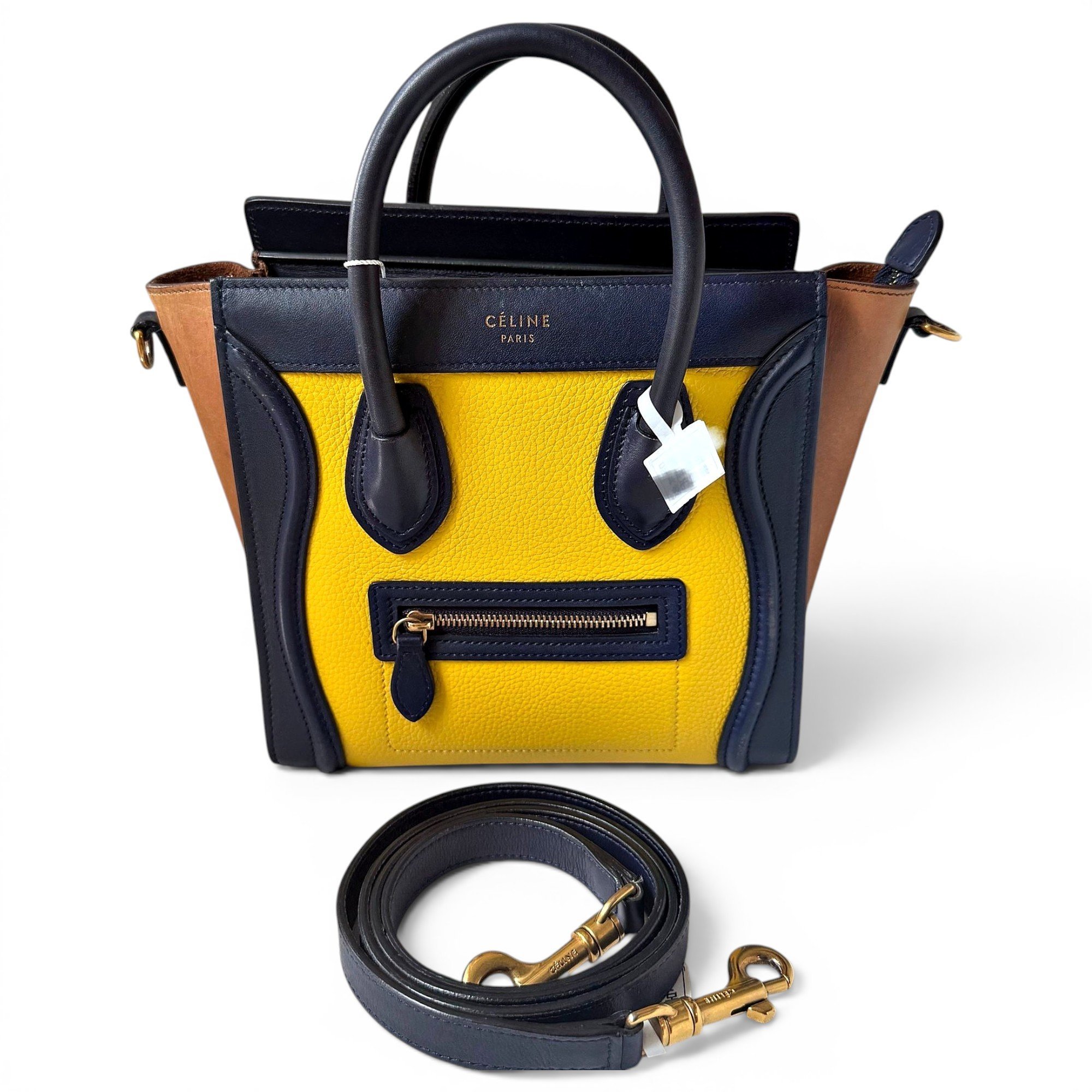 Nano Luggage leather handbag