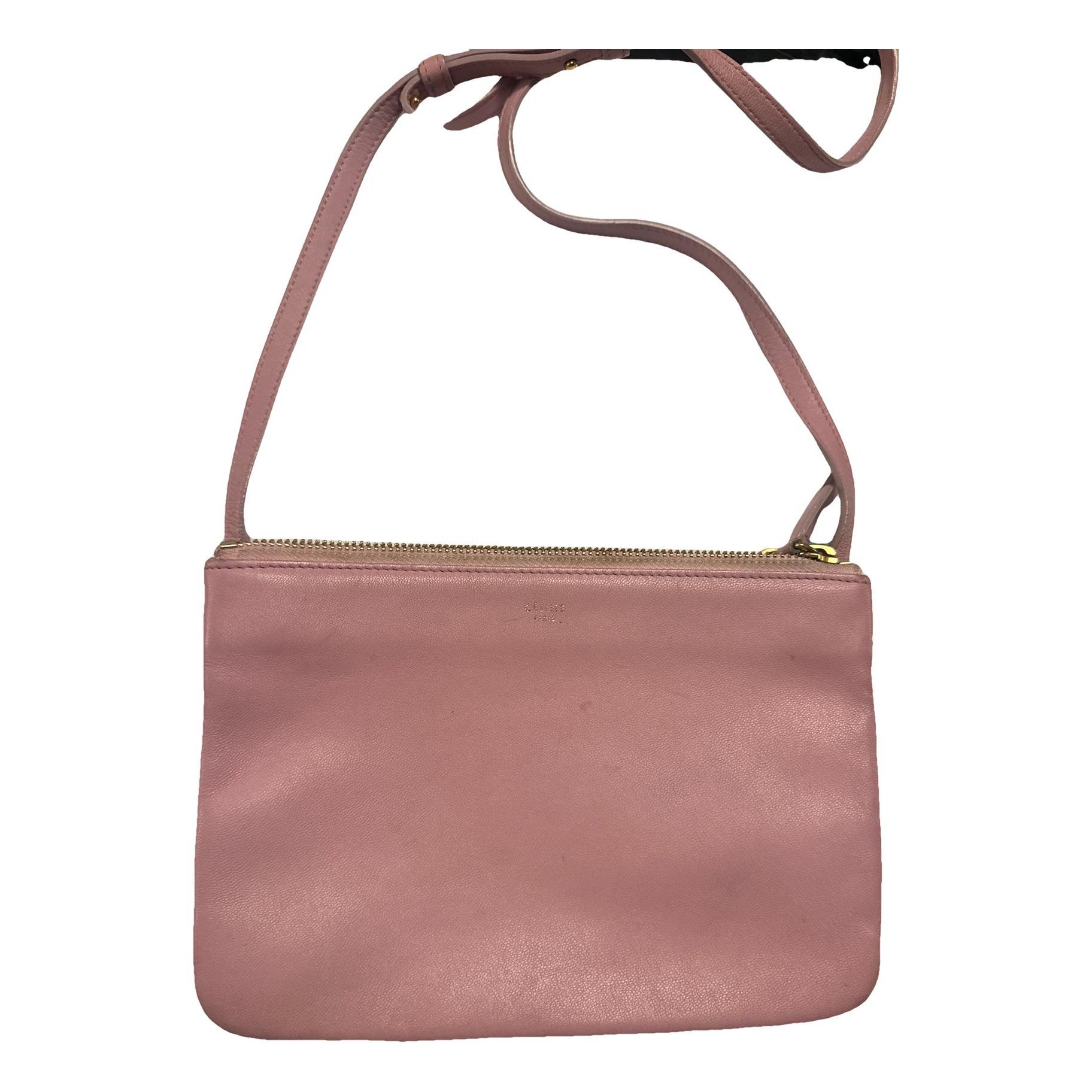 Trio leather crossbody bag