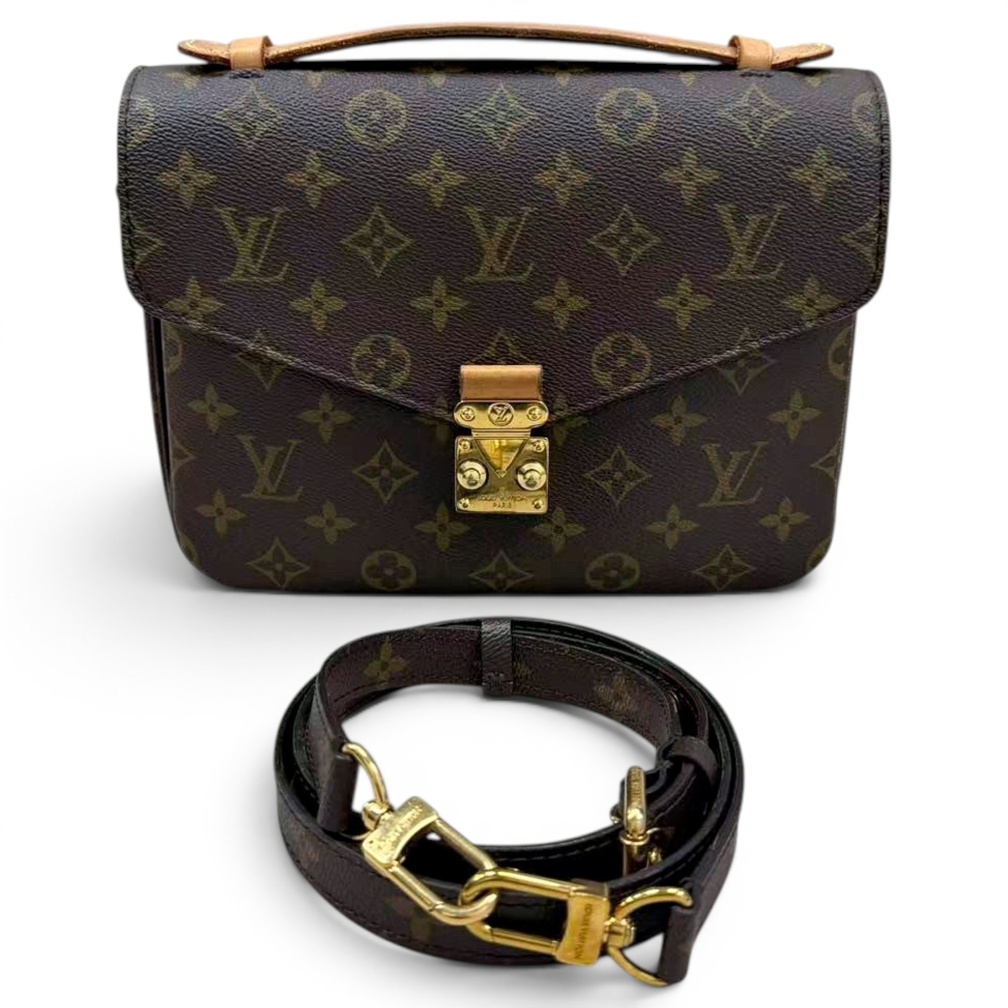 Metis leather handbag