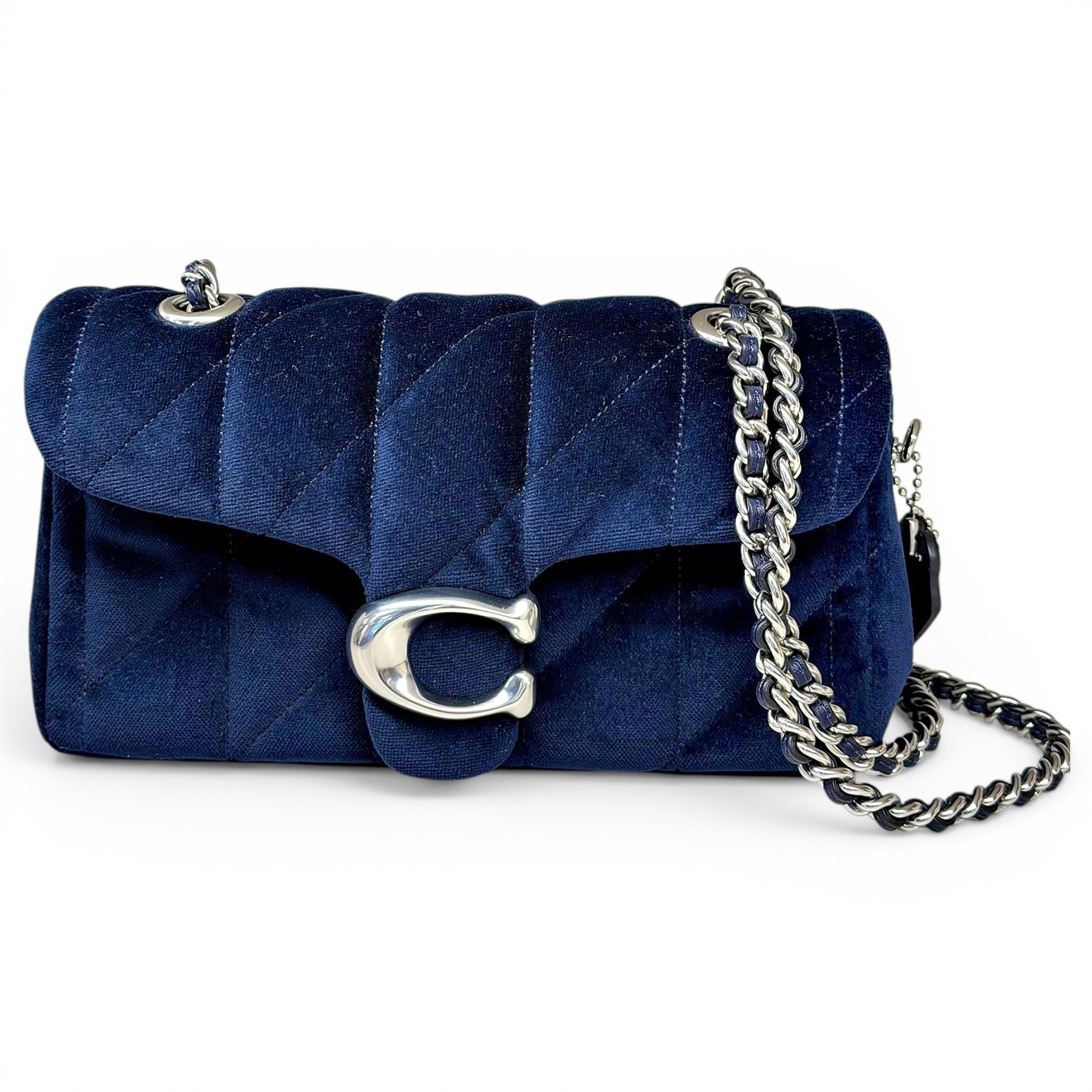 Tabby velvet handbag