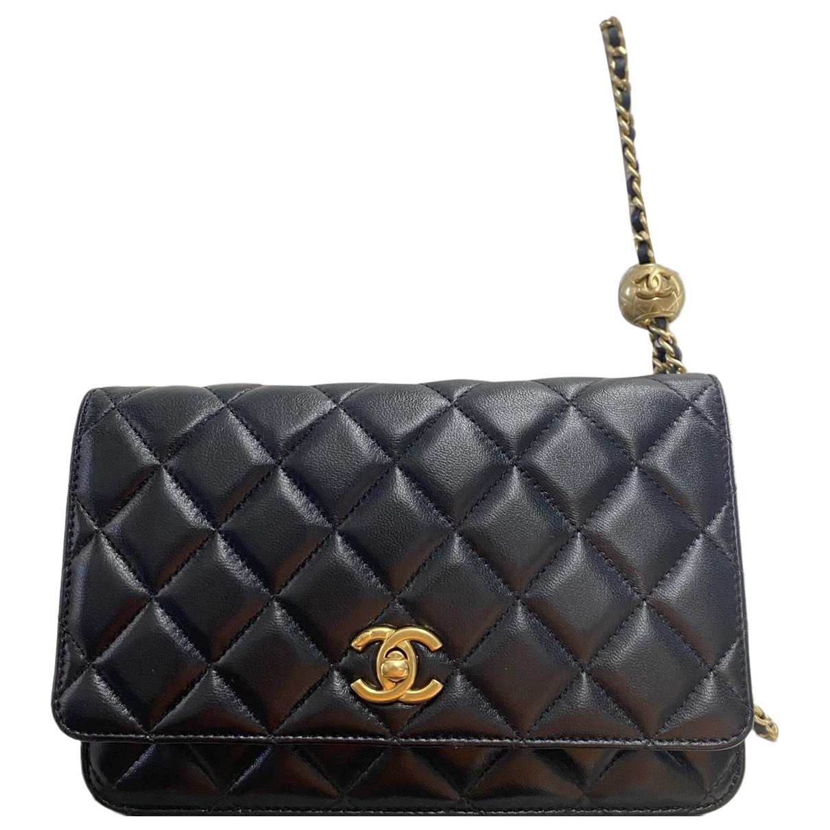 Wallet On Chain Timeless/Classique leather crossbody bag