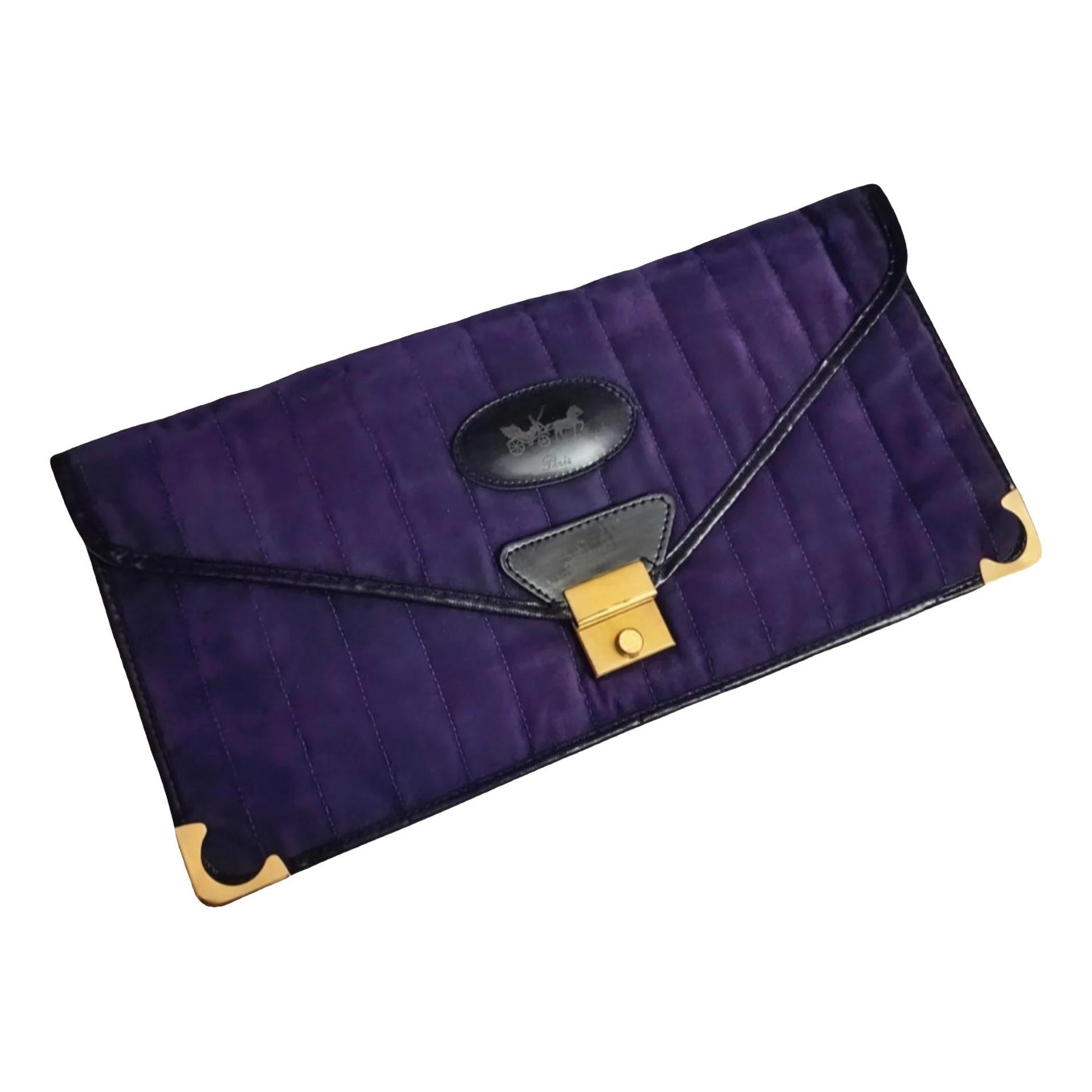Velvet clutch bag