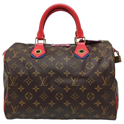 Nano Speedy / Mini HL leather handbag