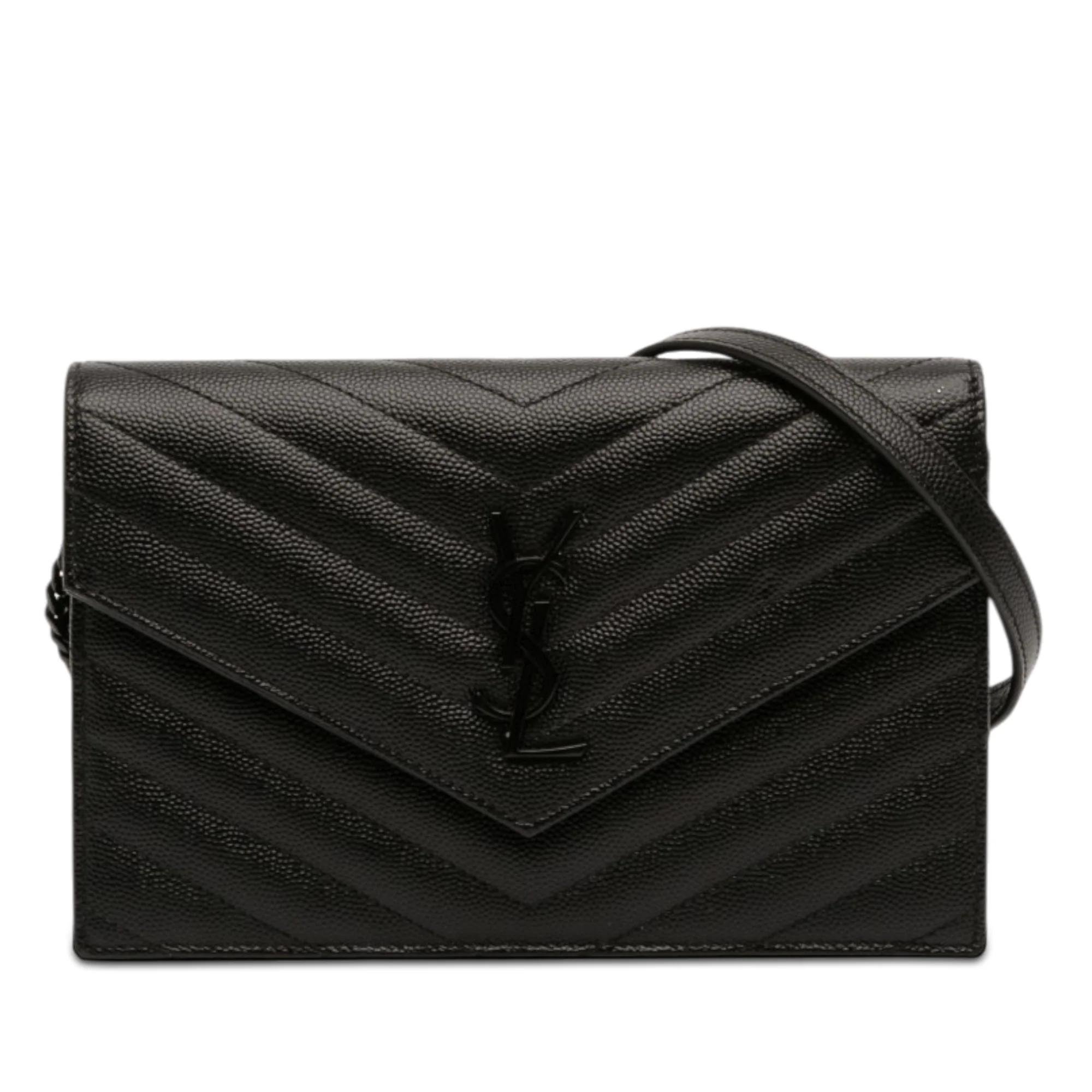 Envelope pony-style calfskin handbag