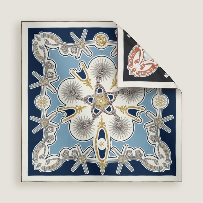 Les Eperons Double Face Scarf 90