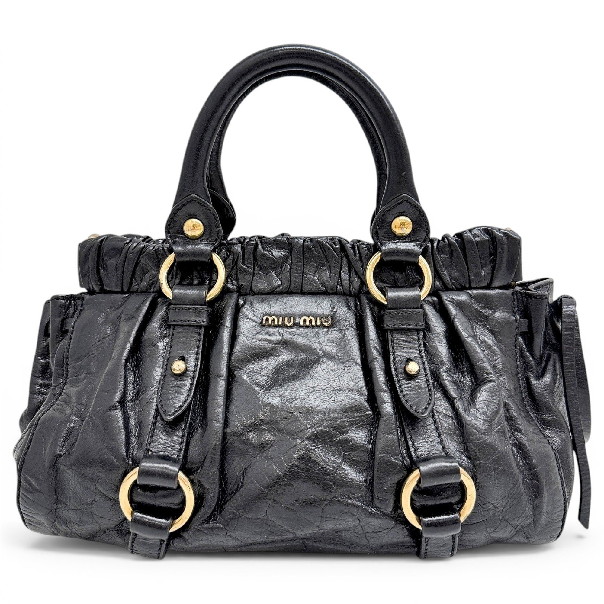 Vitello leather handbag