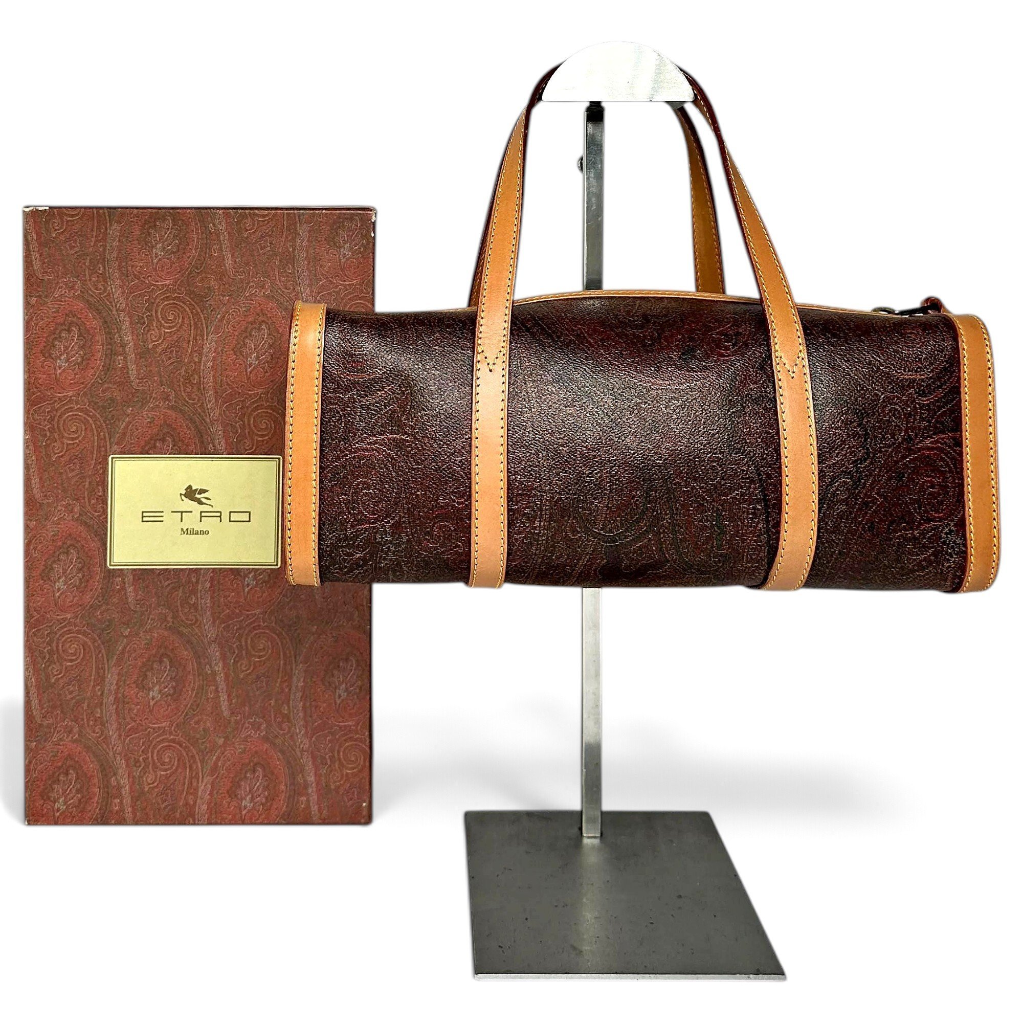 Leather bowling bag