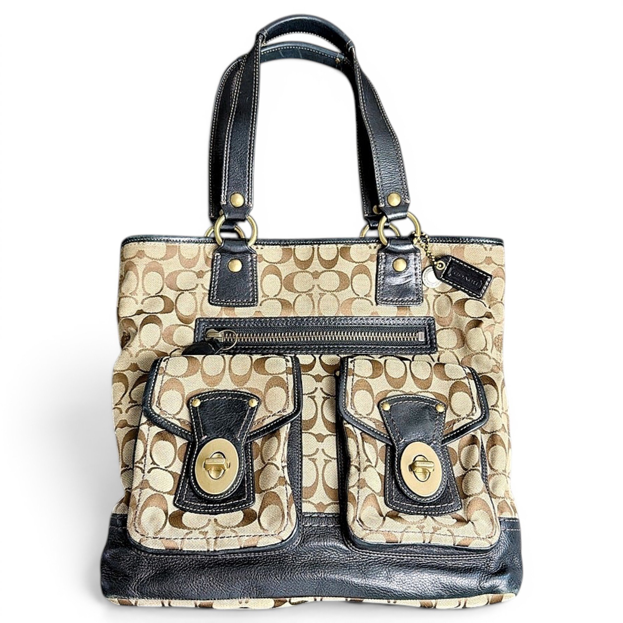 Signature Sufflette leather tote