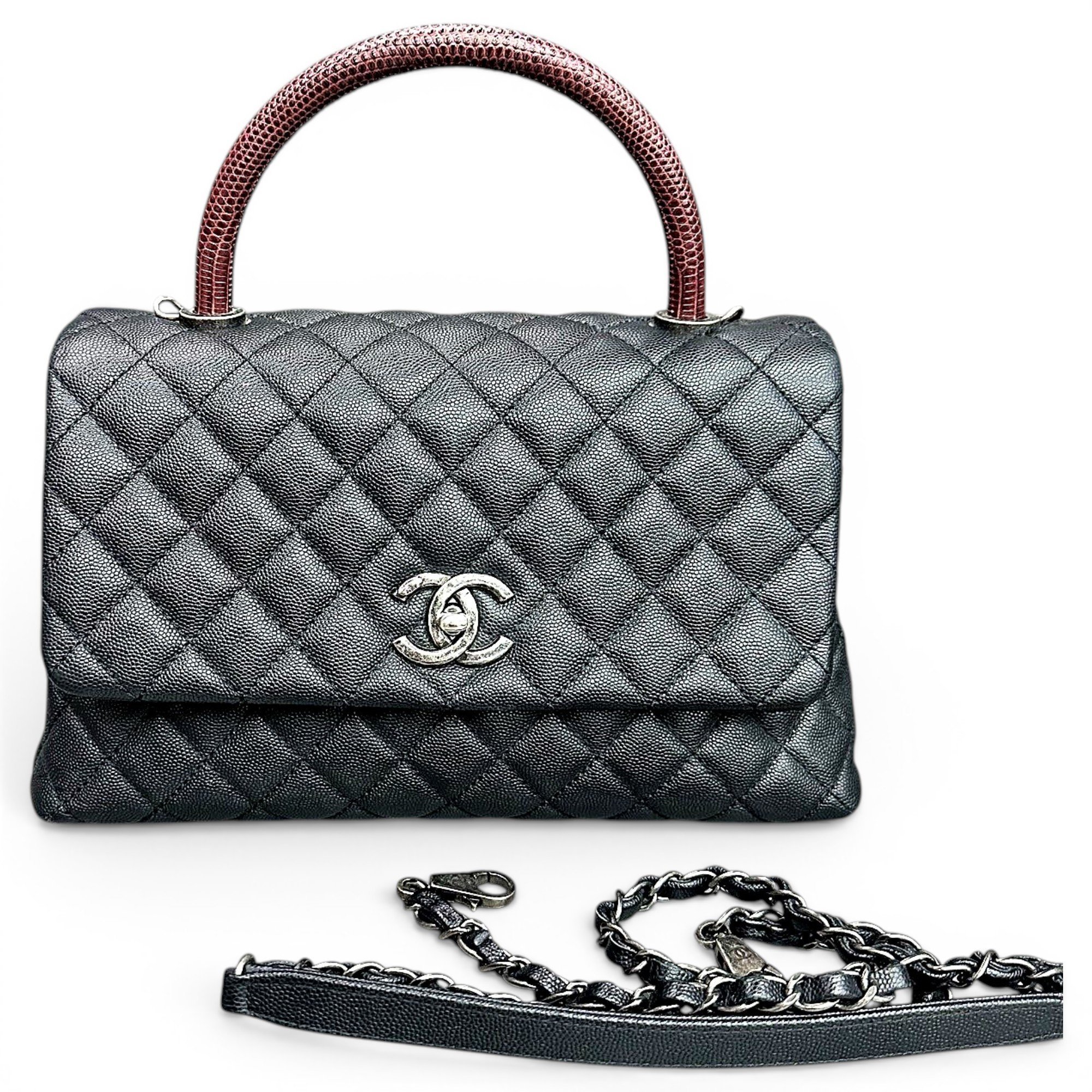 Coco Handle leather handbag