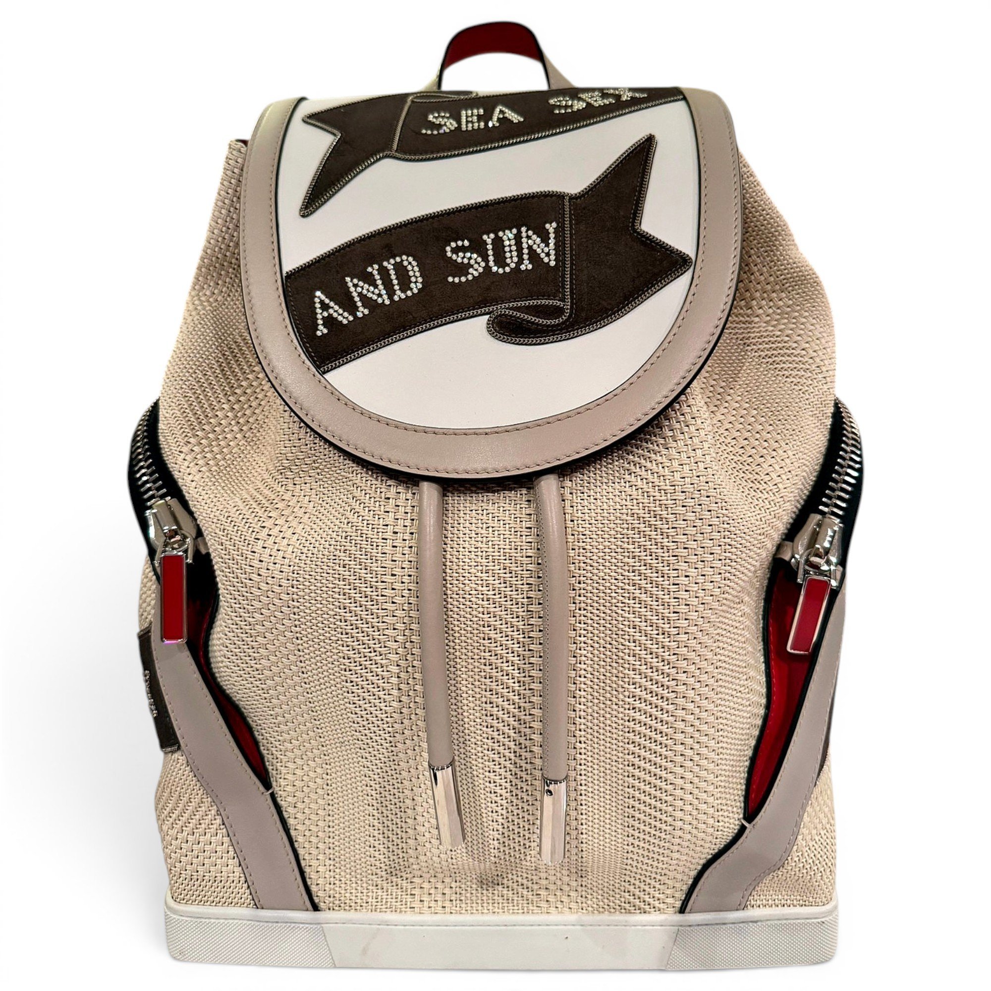 Leather backpack