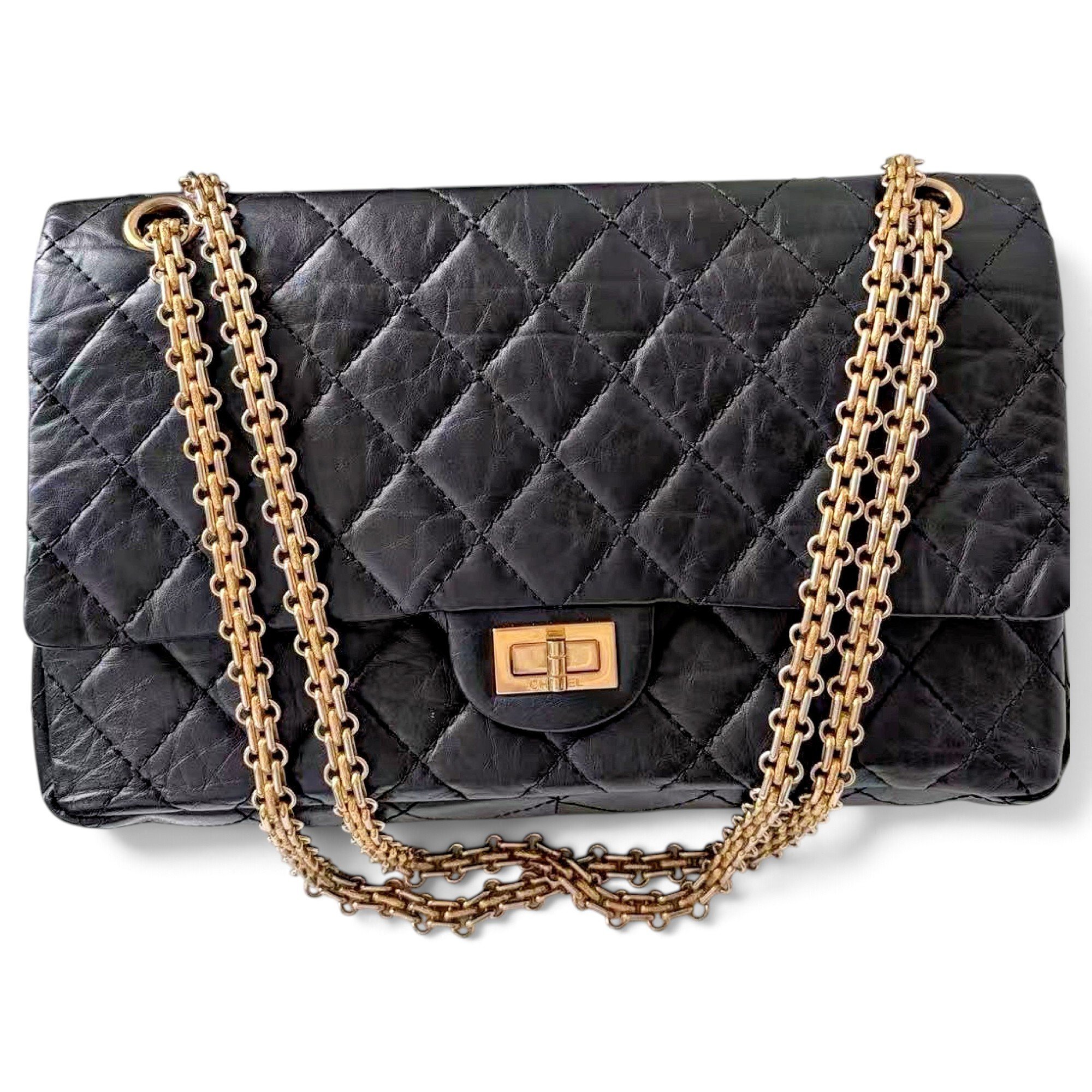 2.55 leather handbag