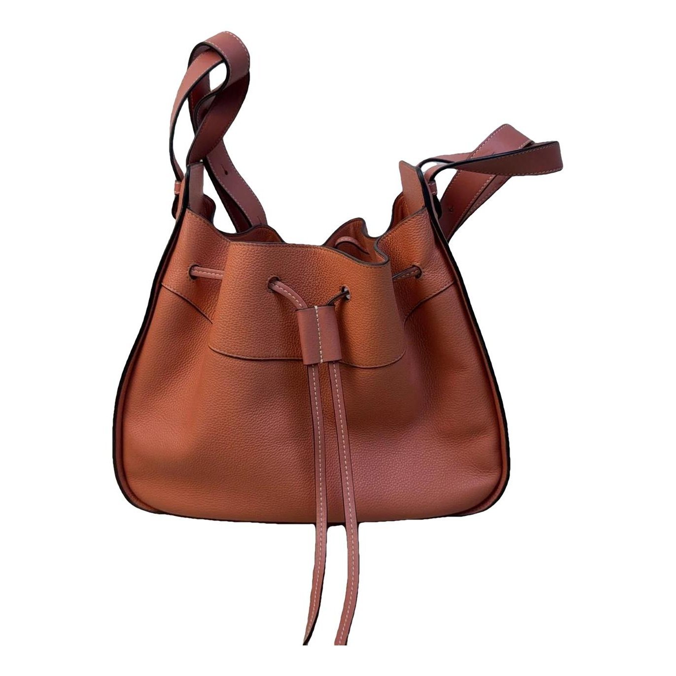 Hammock leather tote