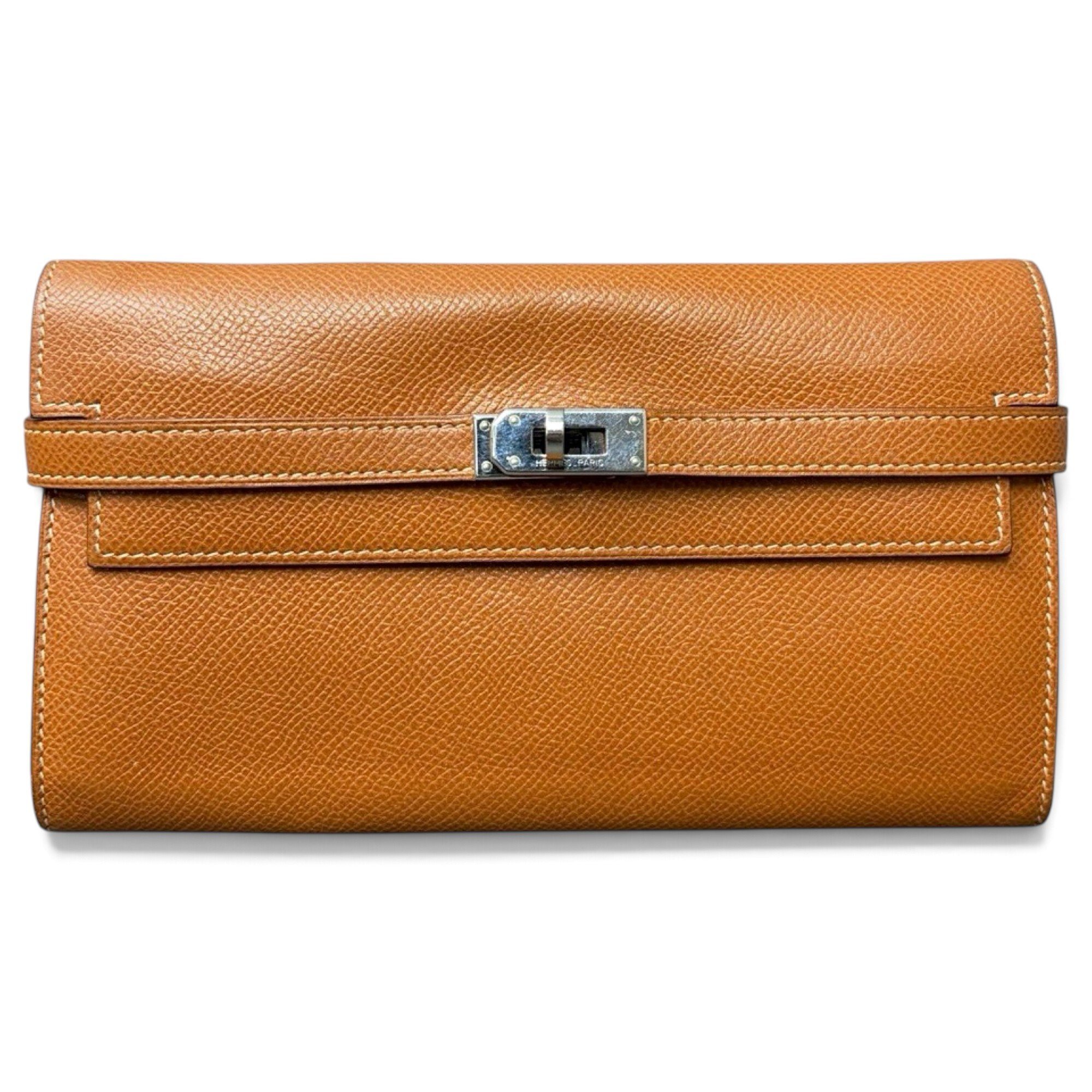 Kelly to go leather clutch bag