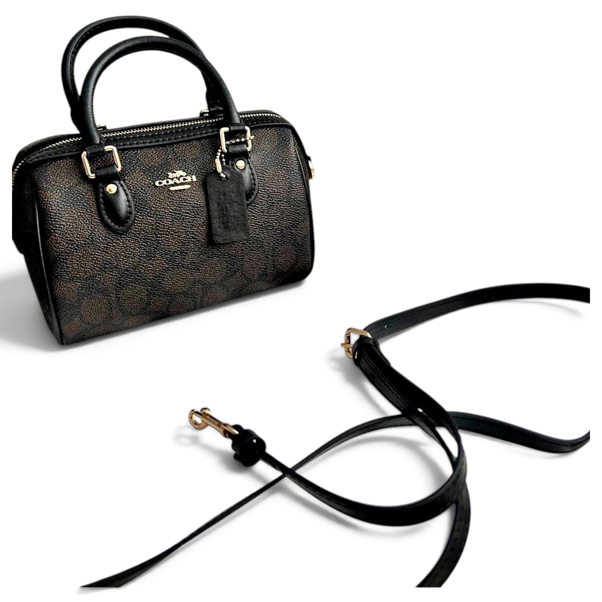 Cartable mini sierra leather handbag