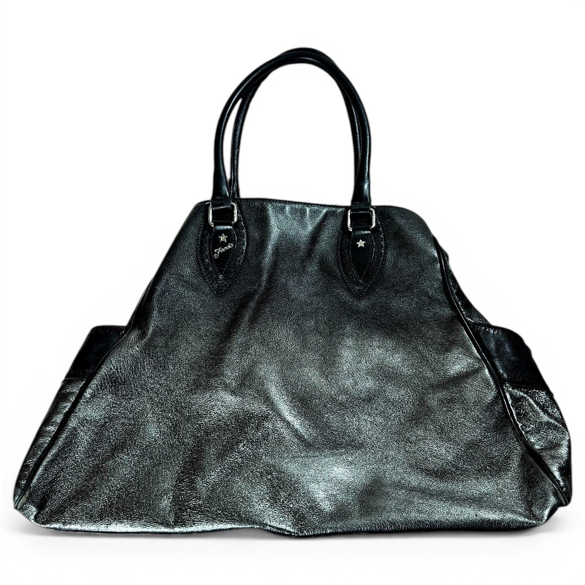 Peekaboo leather handbag