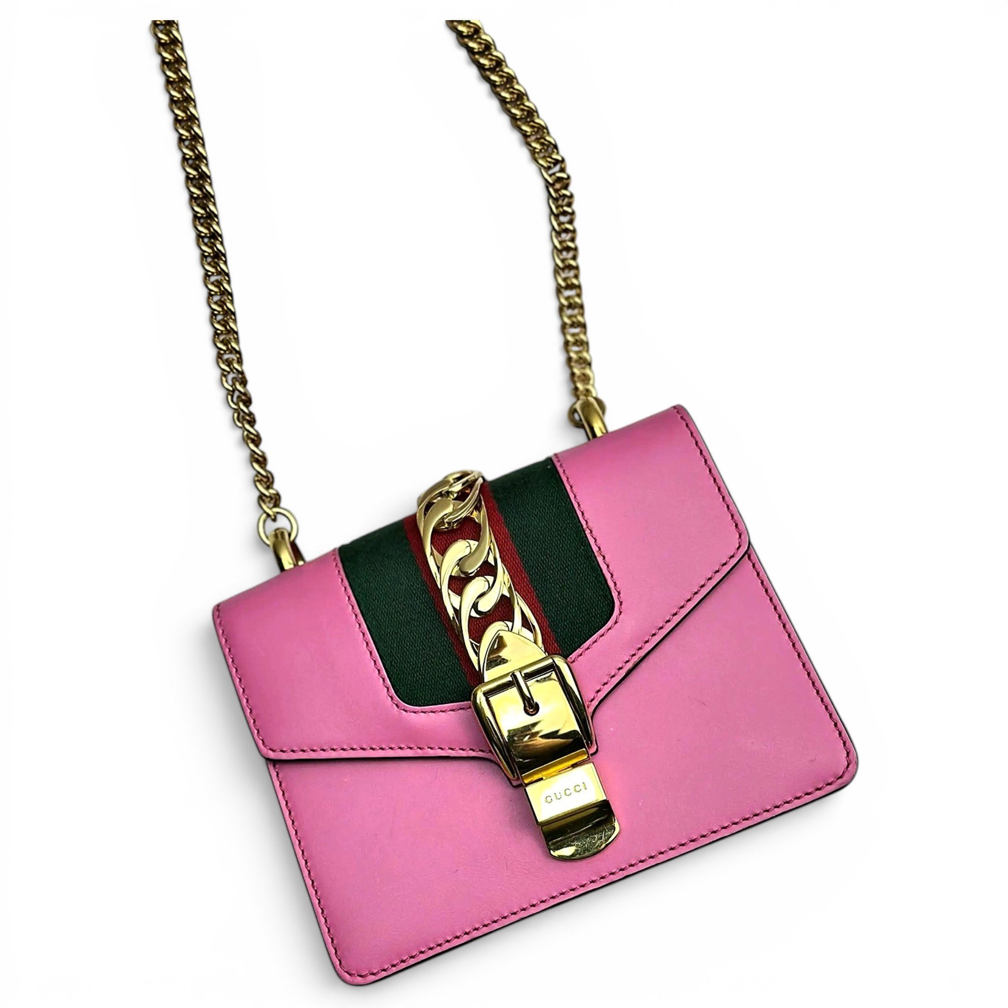 Sylvie Flap Chain leather handbag