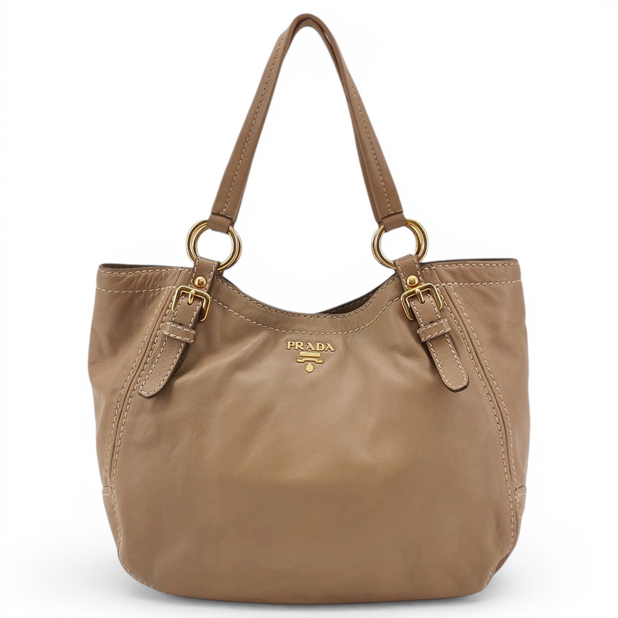 Leather tote