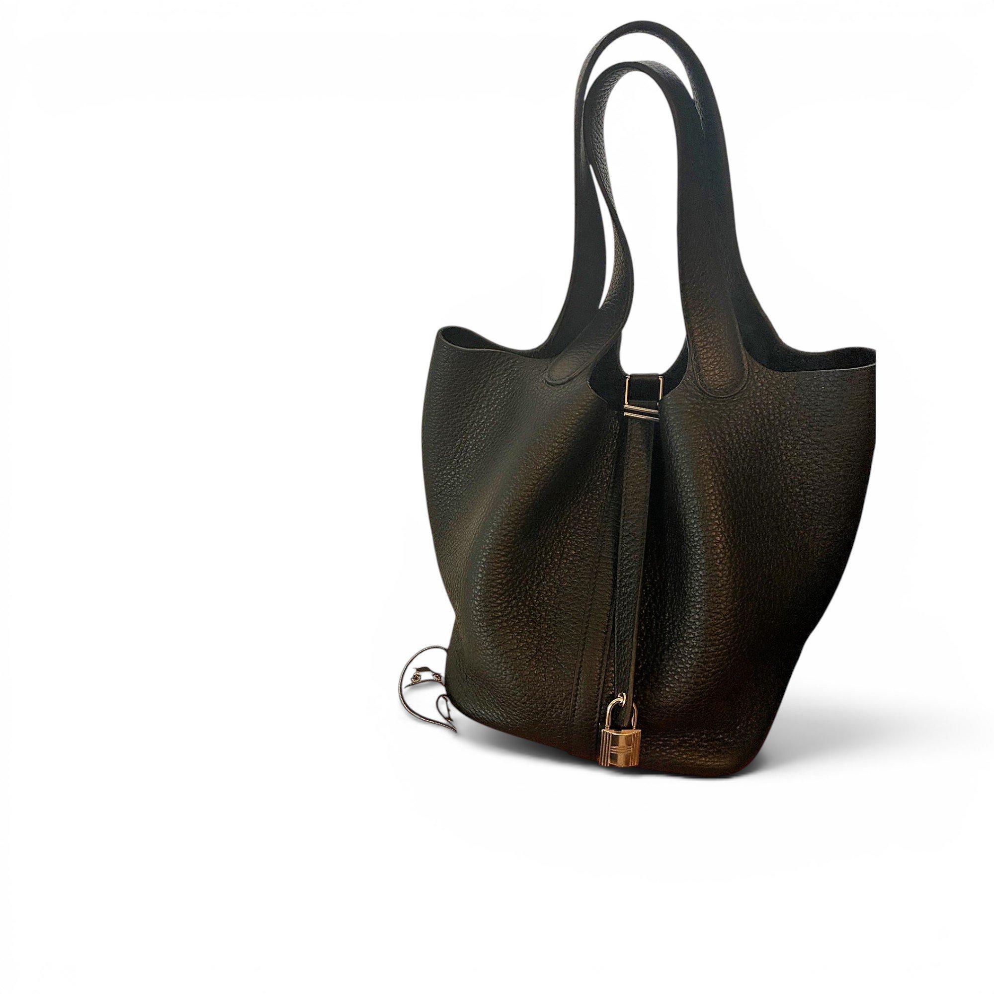Picotin leather handbag