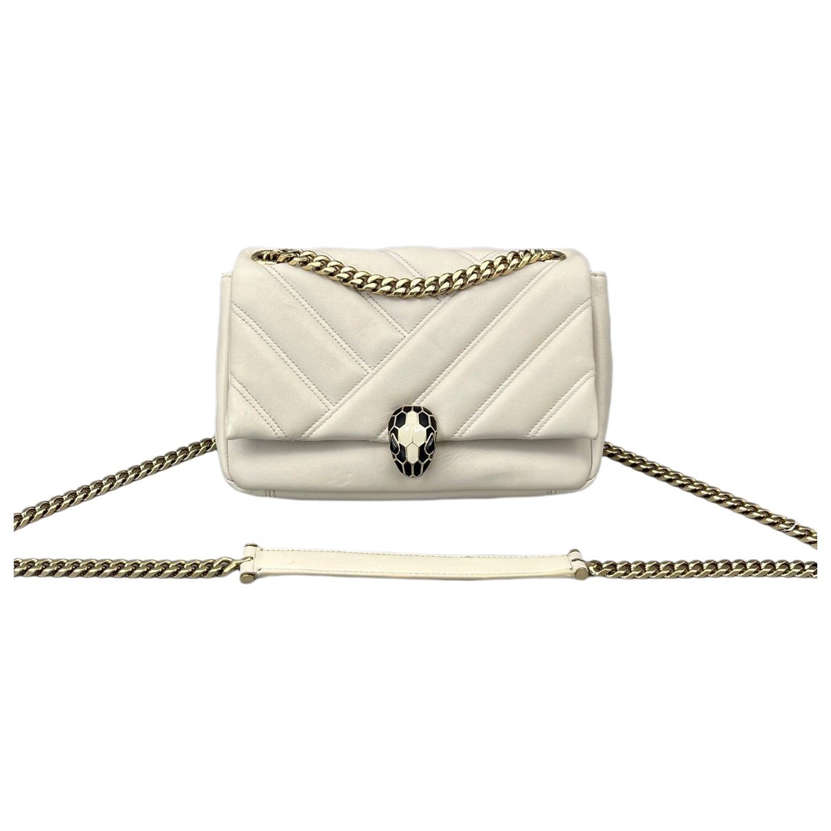 Bvlgari Serpenti leather handbag