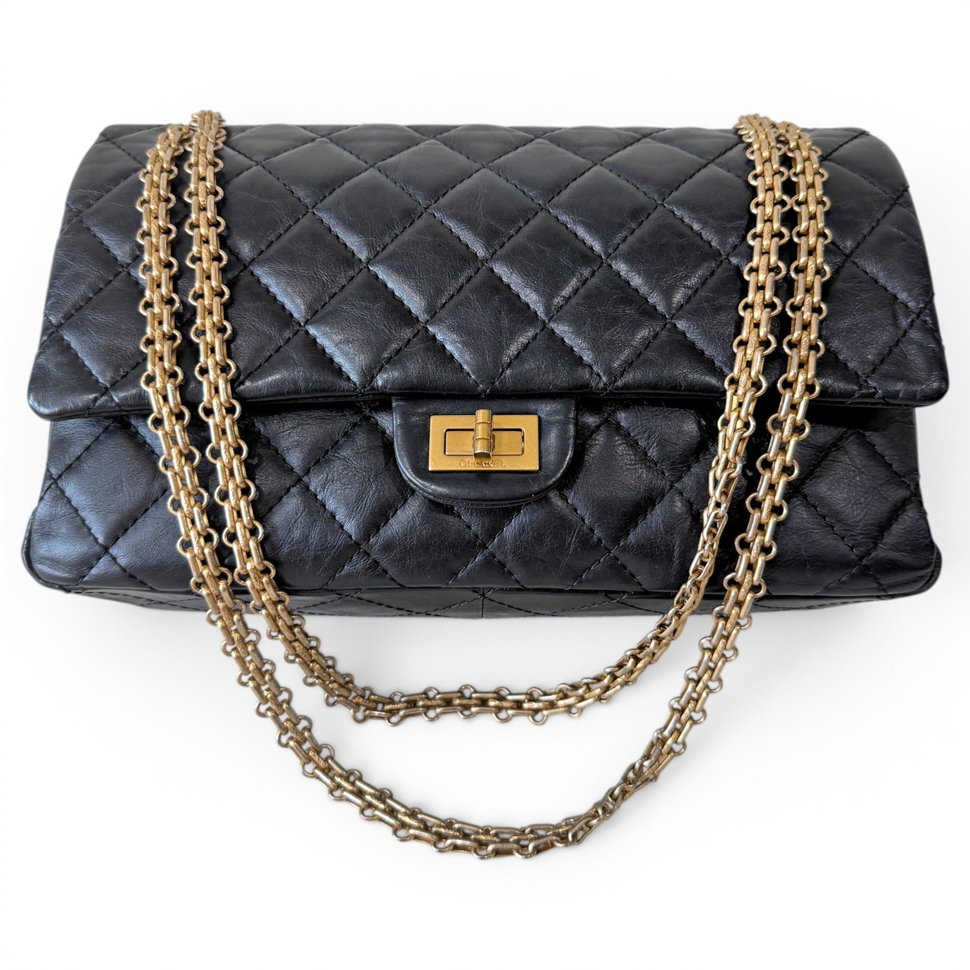 2.55 leather handbag