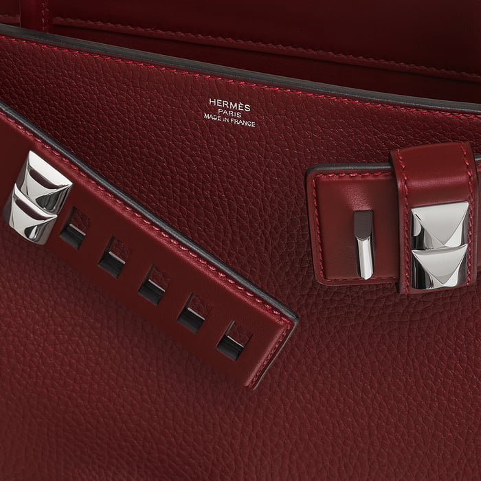 Rouge H Medor Clous Bag