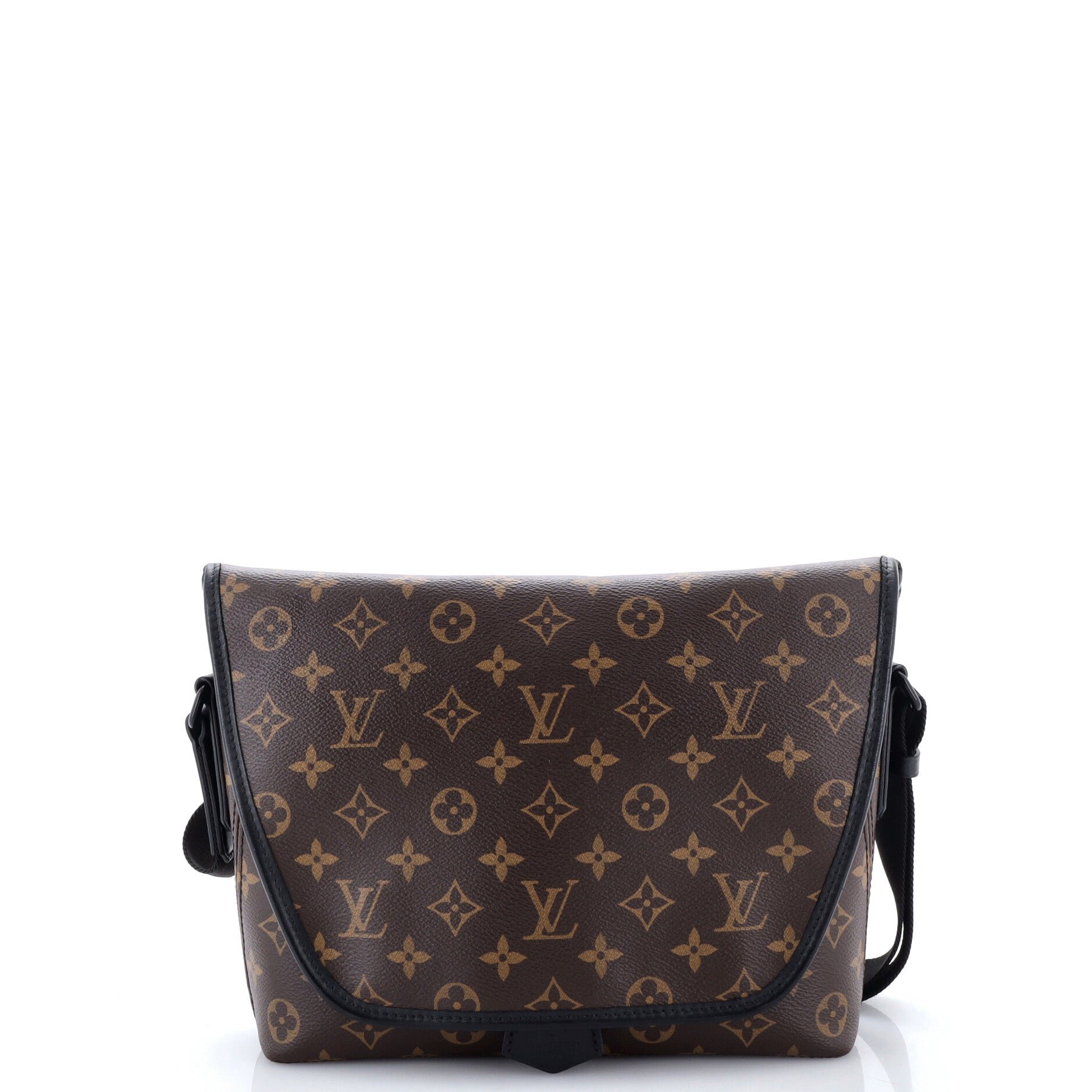 Magnetic Messenger Bag Macassar Monogram Canvas