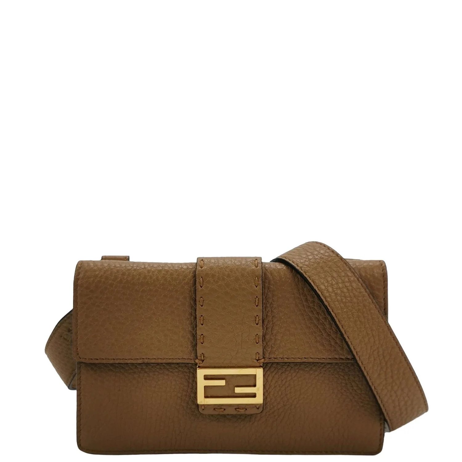Calfskin Selleria Convertible Baguette Pouch