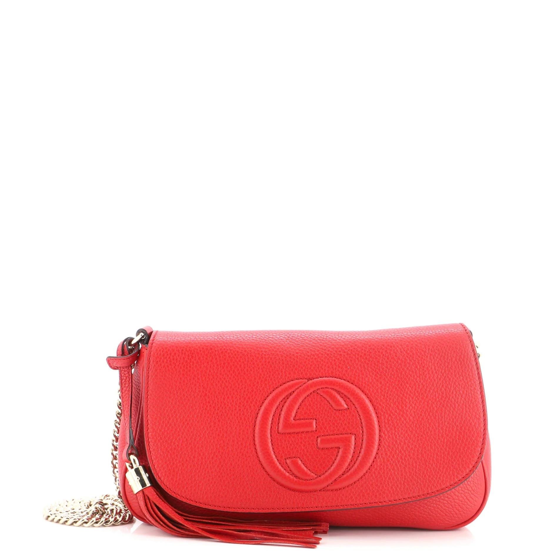 Leather crossbody bag
