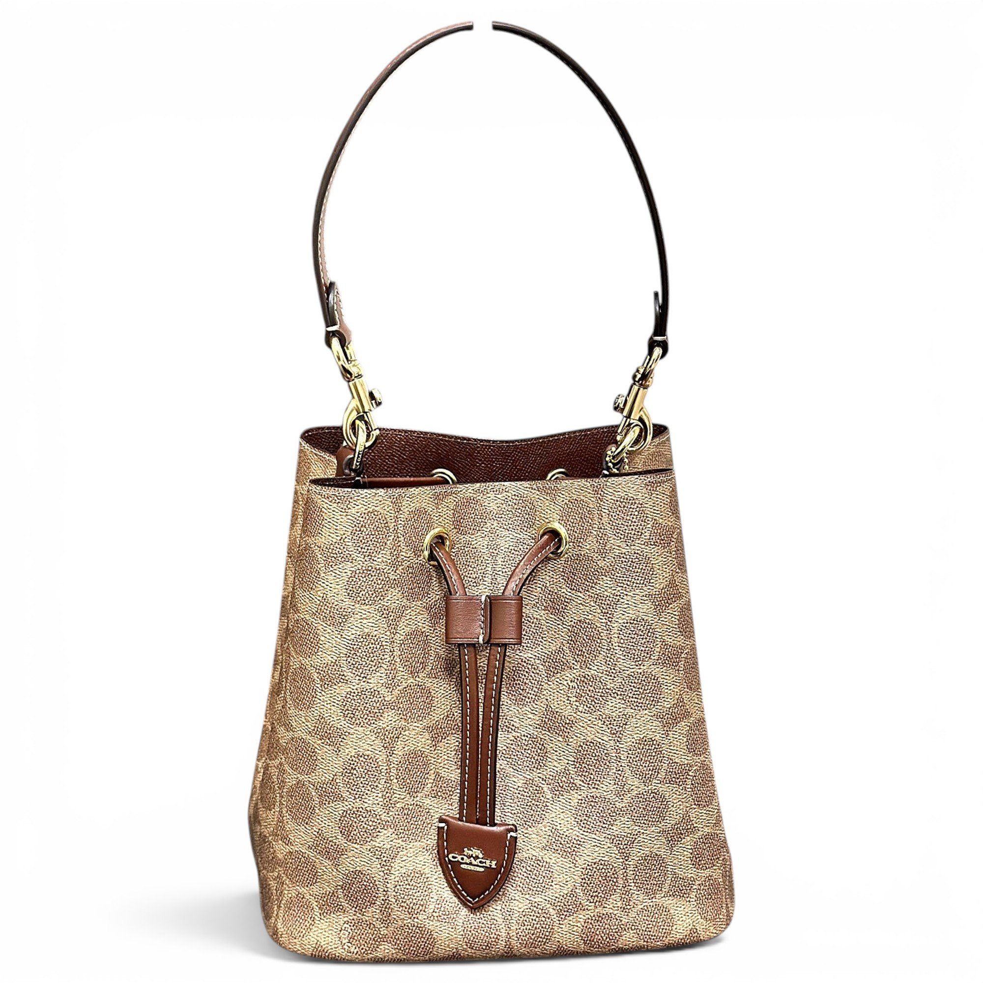 Leather handbag