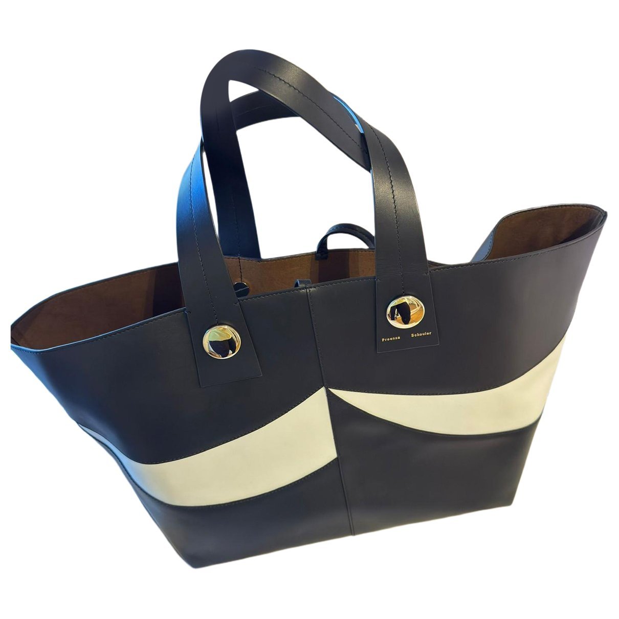 Leather tote
