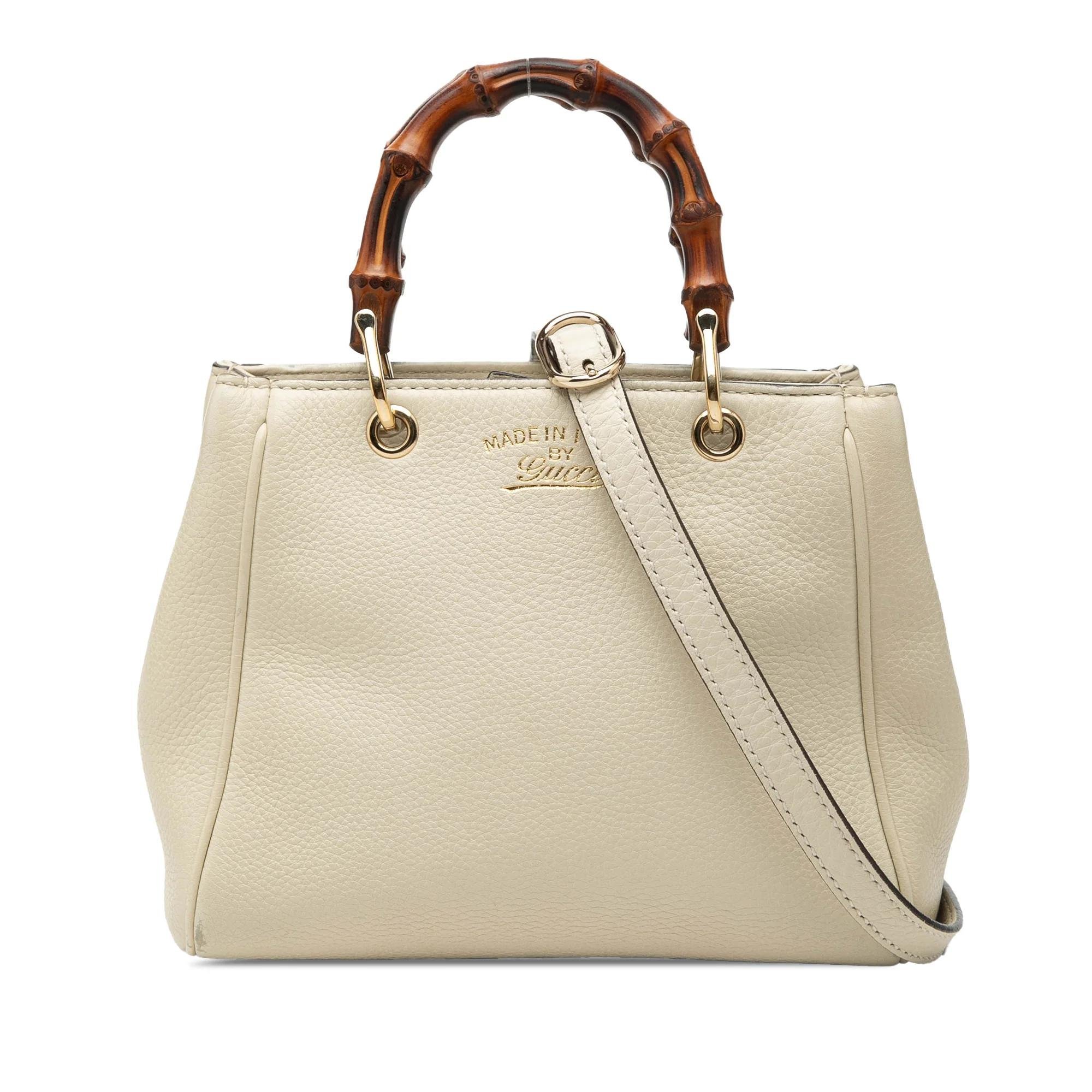 Bamboo pony-style calfskin satchel