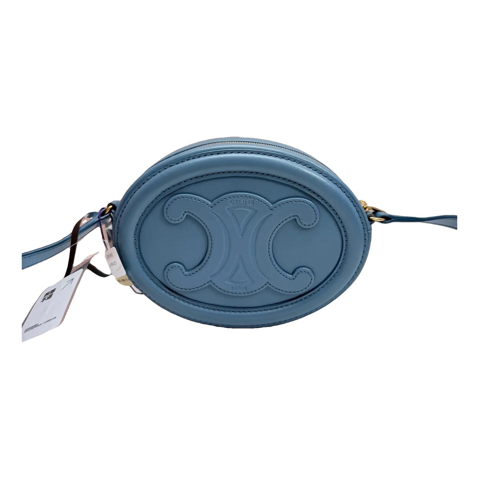 Triomphe Maillon leather crossbody bag