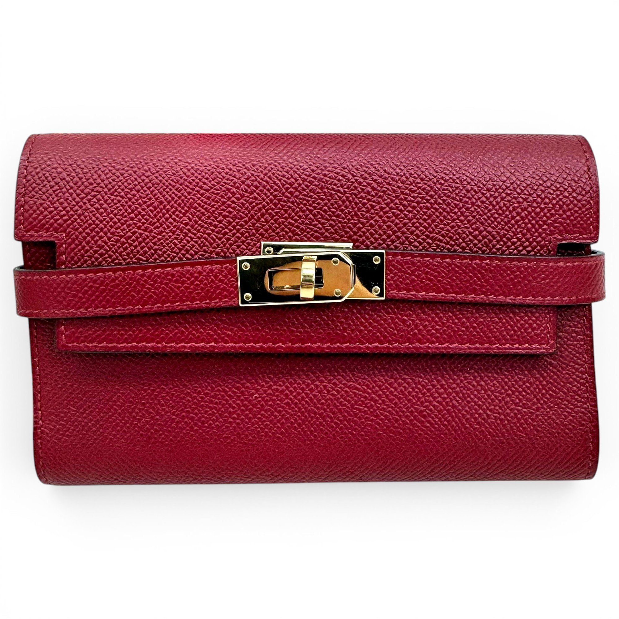 Kelly to go leather clutch bag