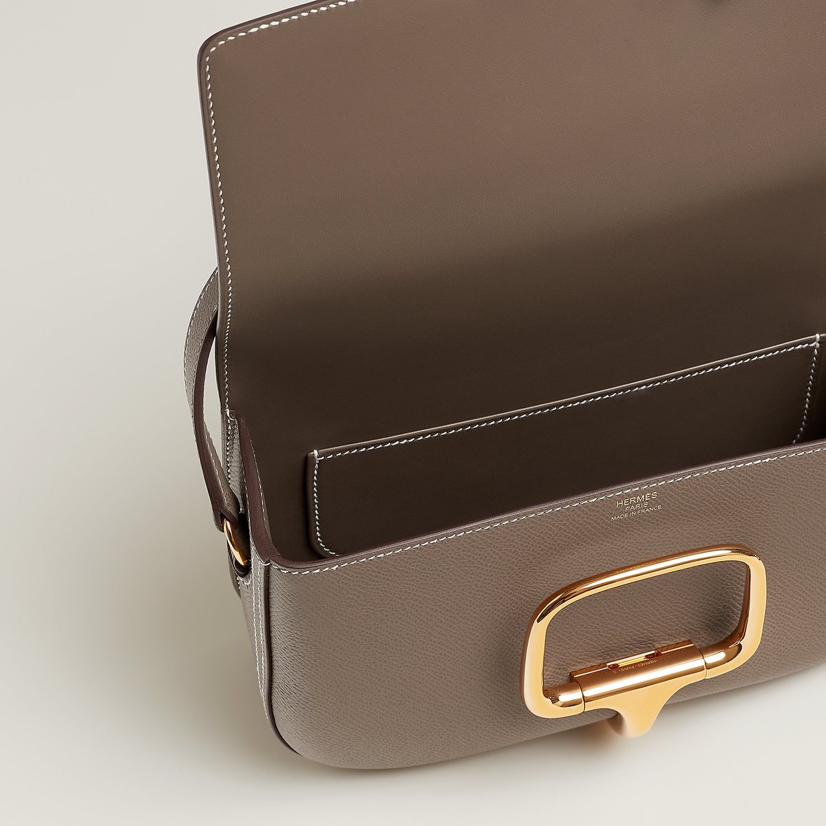 Étoupe Hermès Della Cavalleria Elan Bag