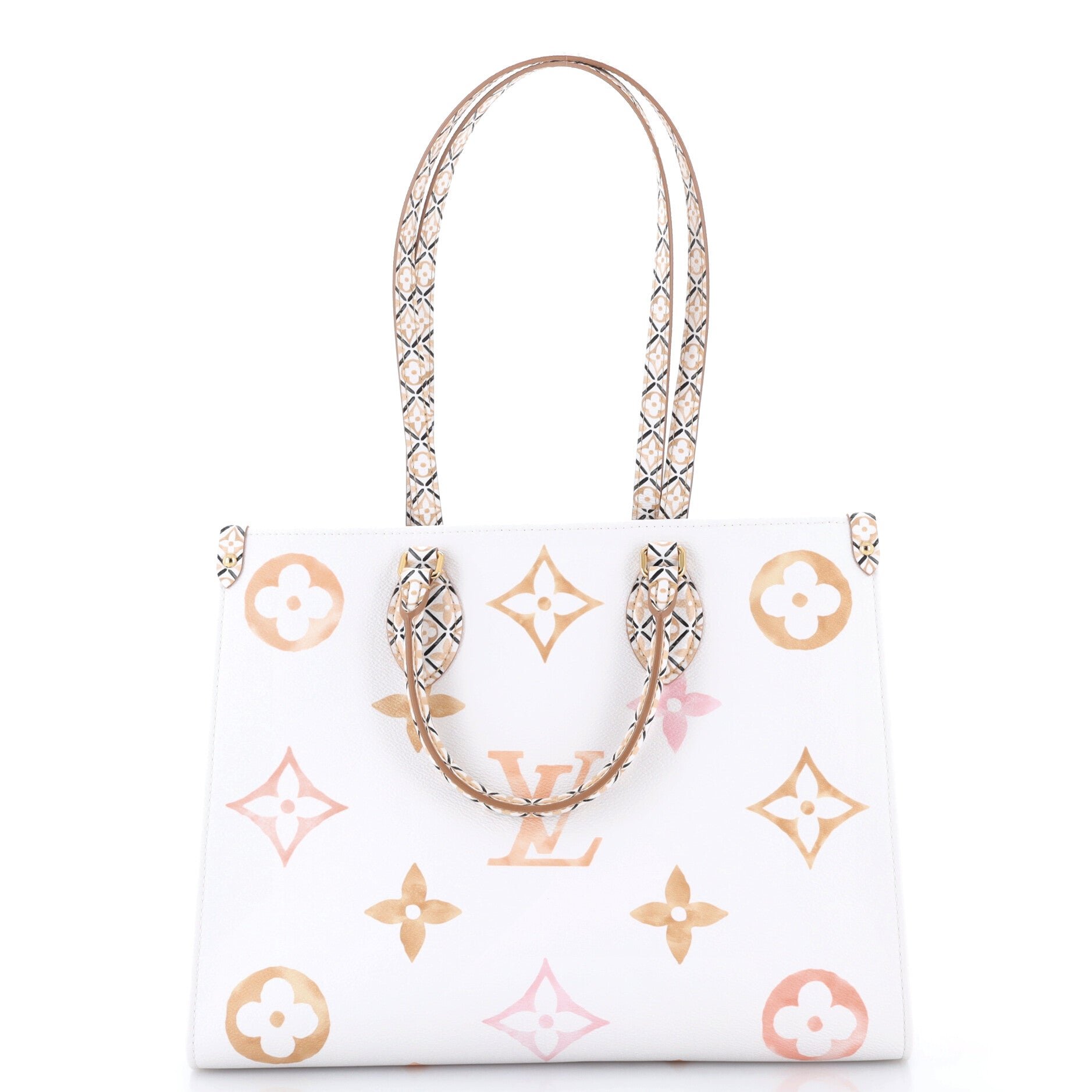 OnTheGo Tote By The Pool Monogram Watercolor Giant MM