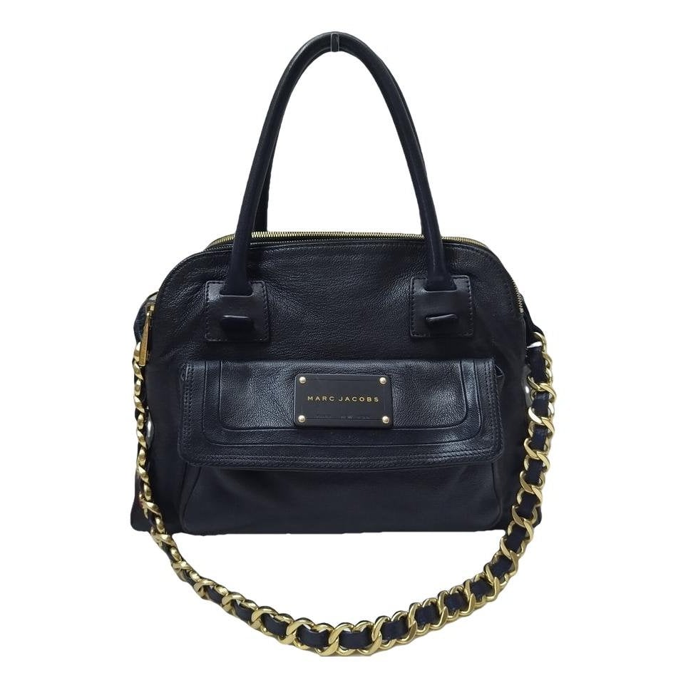 Leather satchel