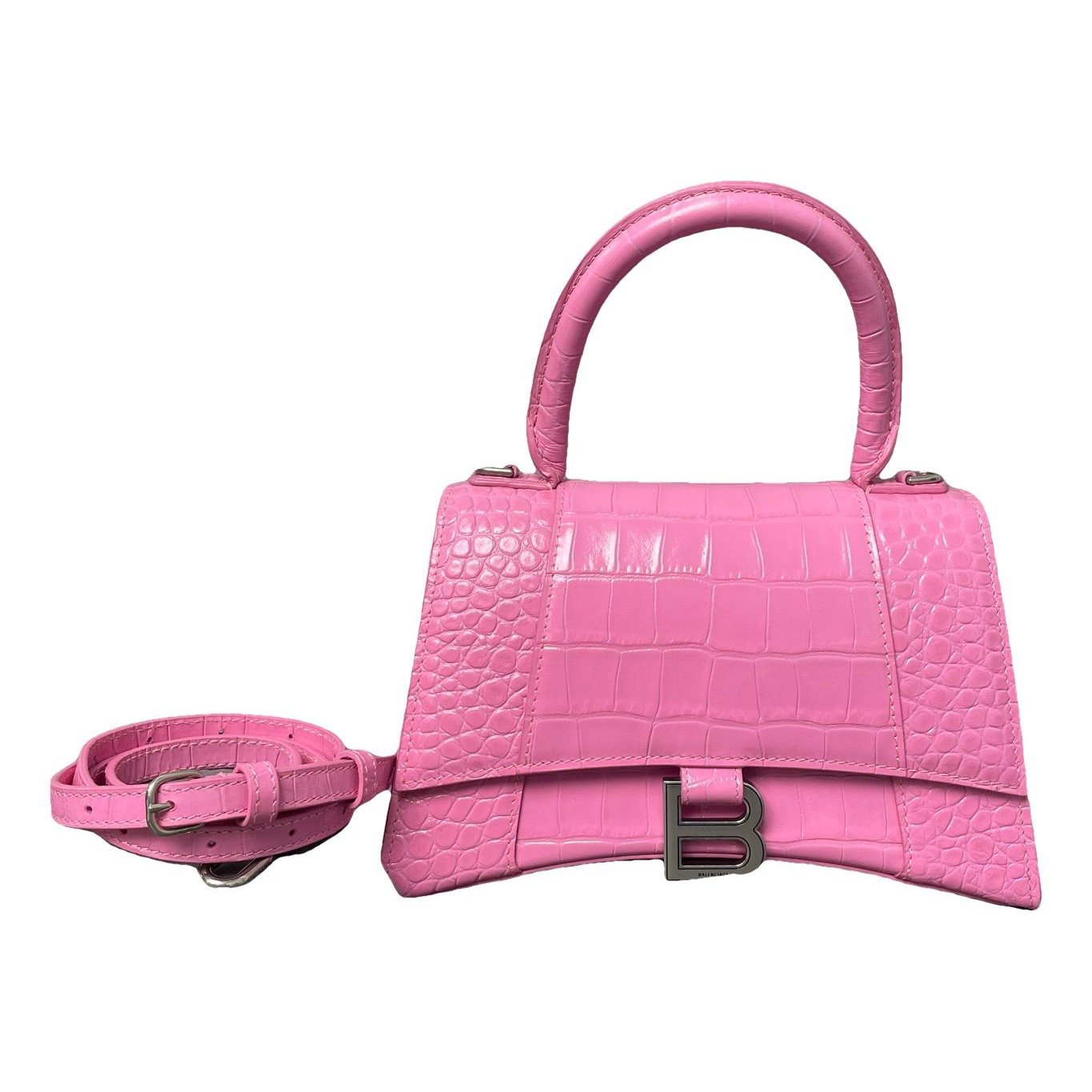 Balenciaga Hourglass leather handbag